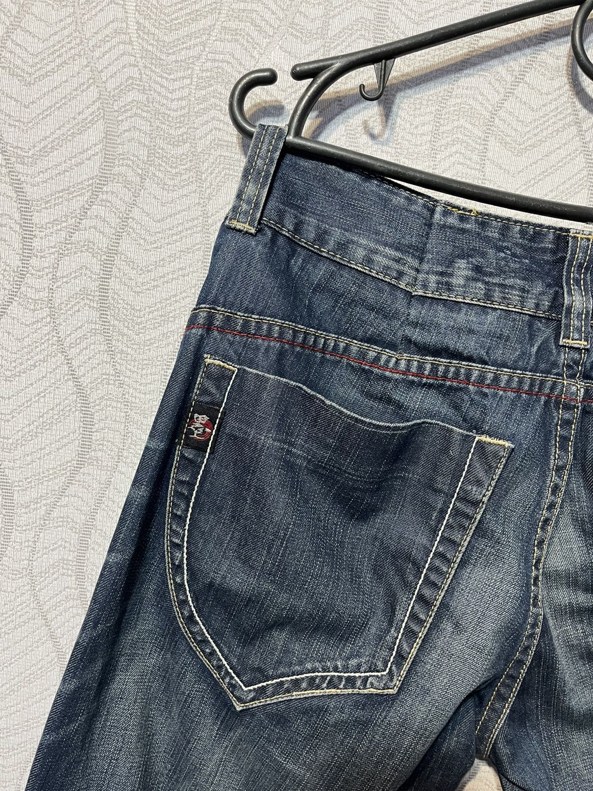 Japanese Brand Osaka Big Train Y2K Streetwear Japan Jeans Embroidered Logo Size US 30 / EU 46 - 9 Thumbnail