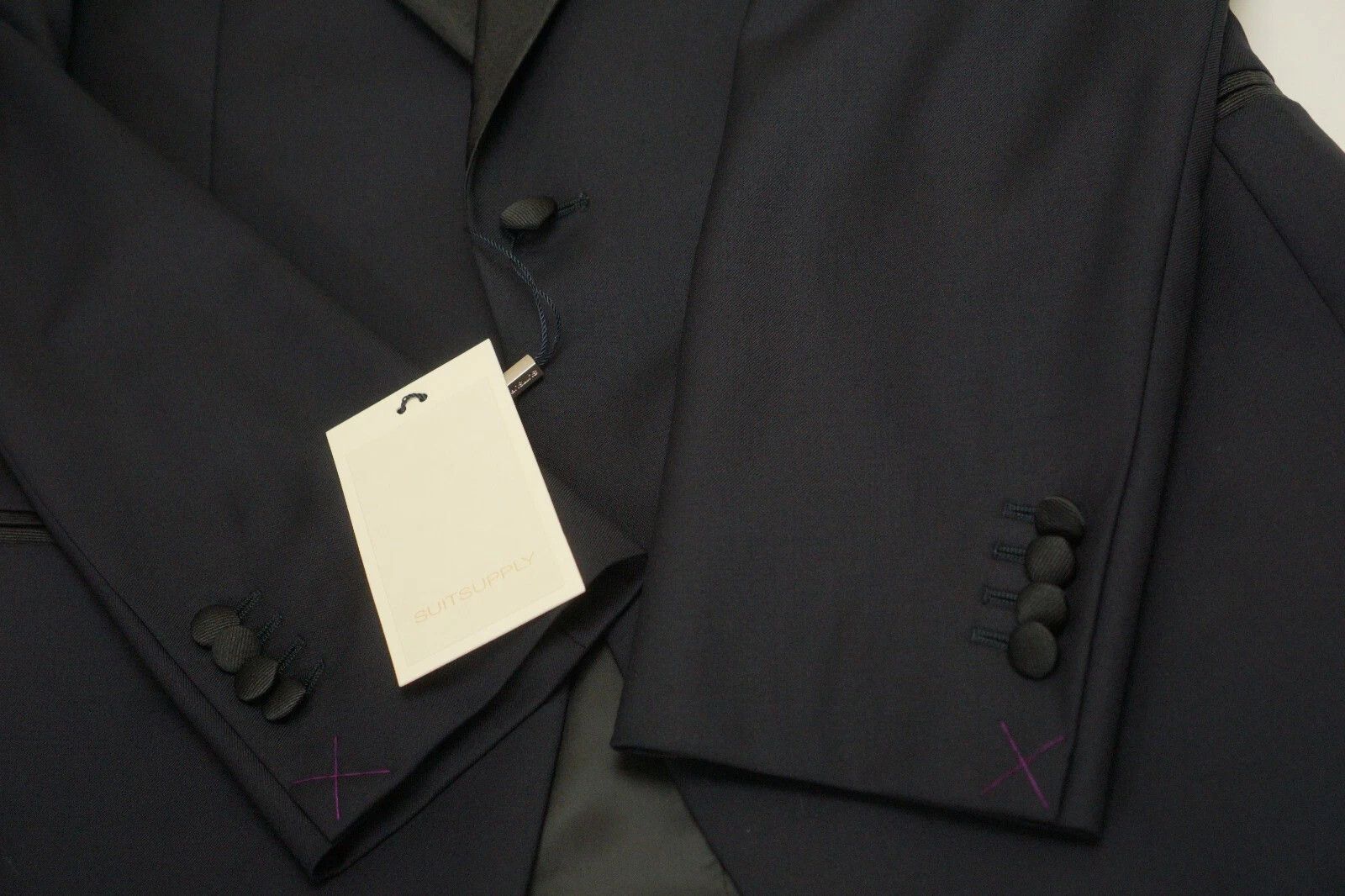 Suitsupply Men Suitsupply Blazer Lazio Tuxedo FL Wool S110 Peak UK/US36 Size 36R - 7 Thumbnail