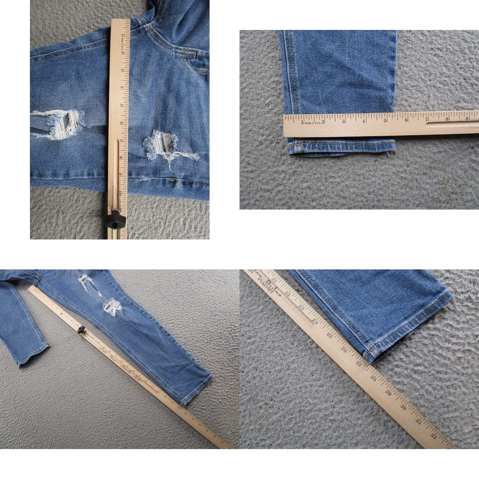 Old Navy Old Navy Denim Jeans Women Size 12 Skinny Stretch 5-Pocket Blue Denim Shirt? Size 34" / US 12 / IT 48 - 8 Thumbnail