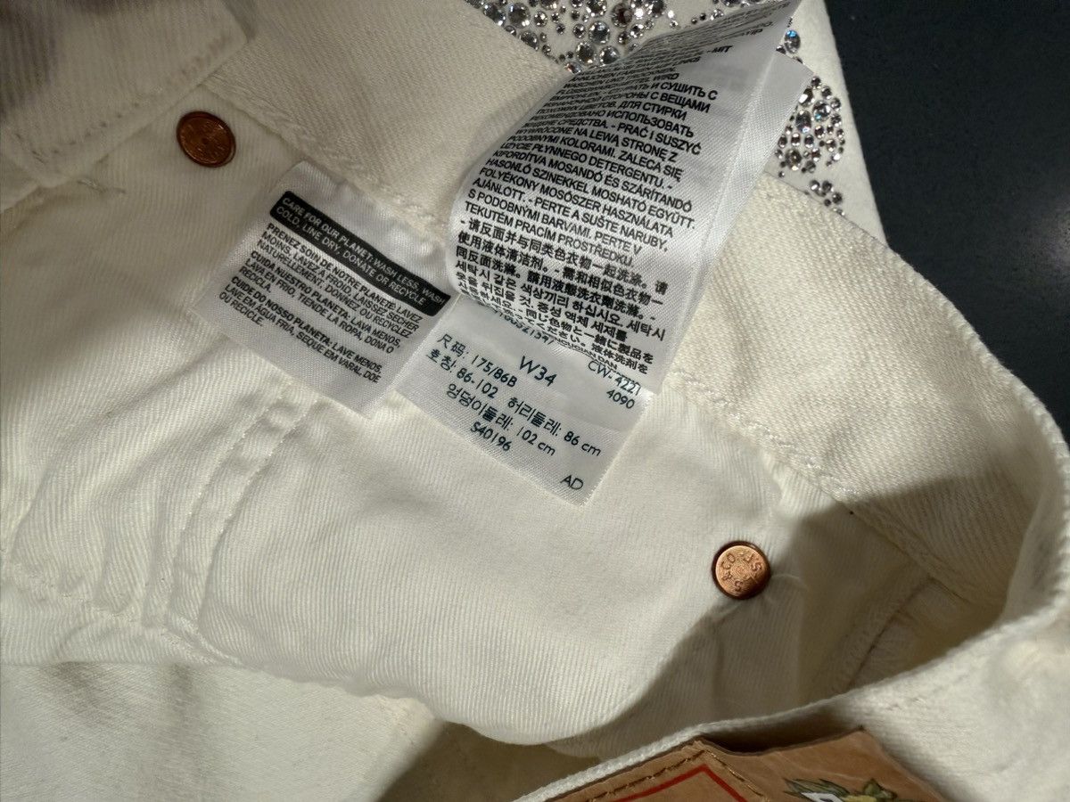 DENIM TEARS Denim Tears Levi’s Cotton Wreath Swarovski 501 Jeans Size US 34 / EU 50 - 5 Thumbnail