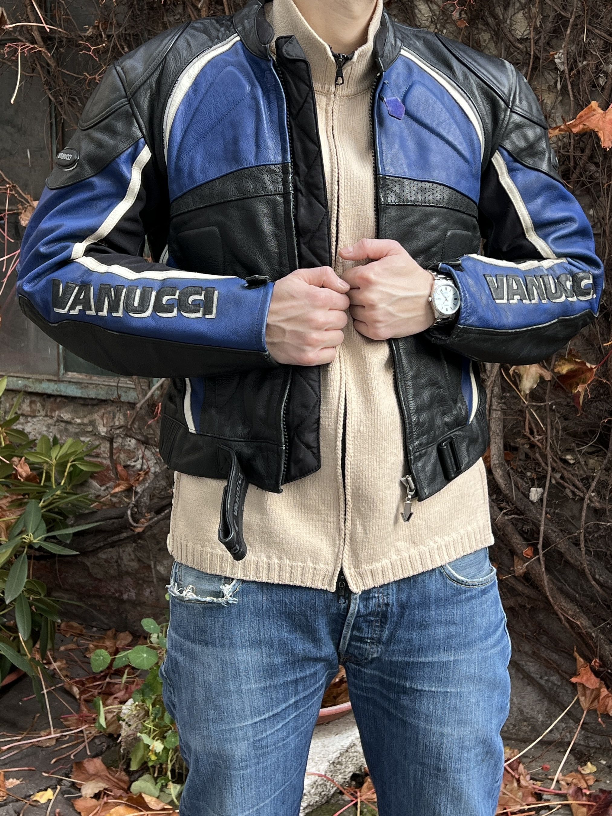 Japanese Brand VTG racing leather jacket biker balenciaga rick owens style Size US S / EU 44-46 / 1 - 6 Thumbnail