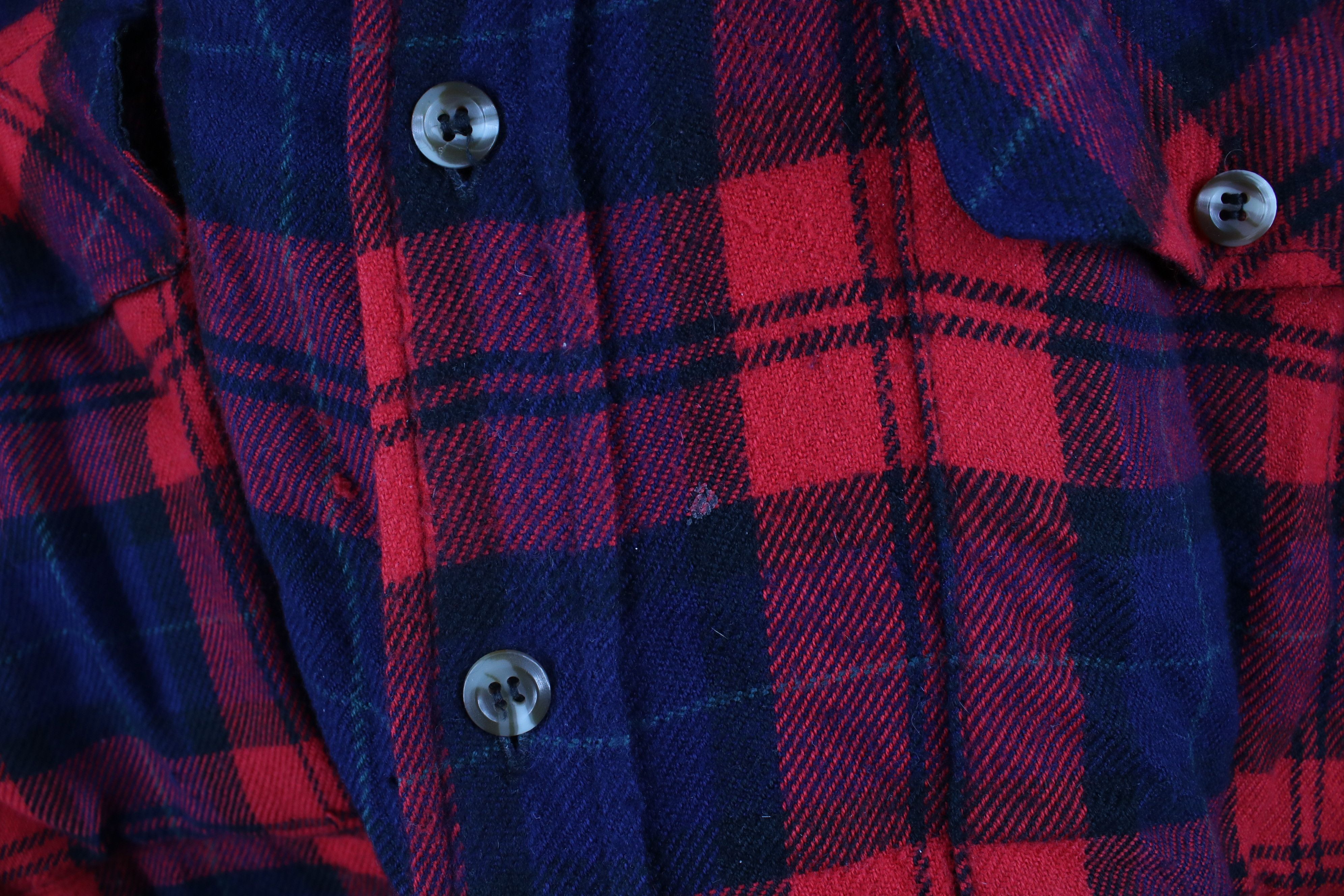 Vintage Vintage 90s Streetwear Quilted Flannel Button Shirt Jacket Size US L / EU 52-54 / 3 - 6 Thumbnail