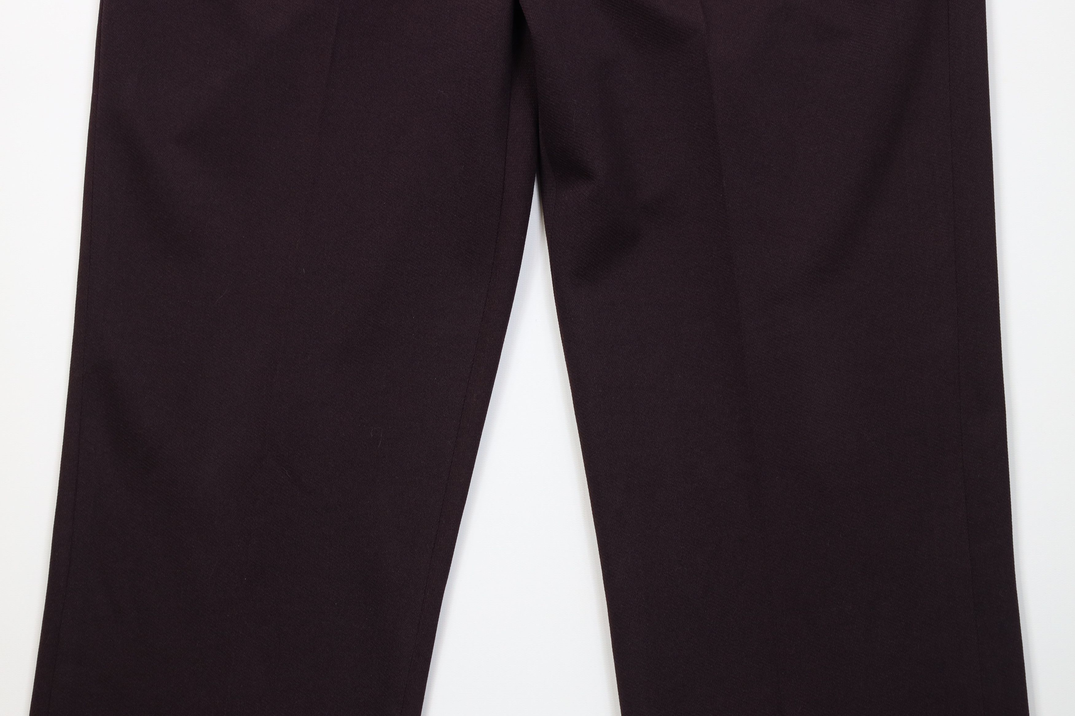Vintage Vintage 70s Streetwear Flared Wide Leg Chino Pants Purple Size US 34 / EU 50 - 3 Thumbnail