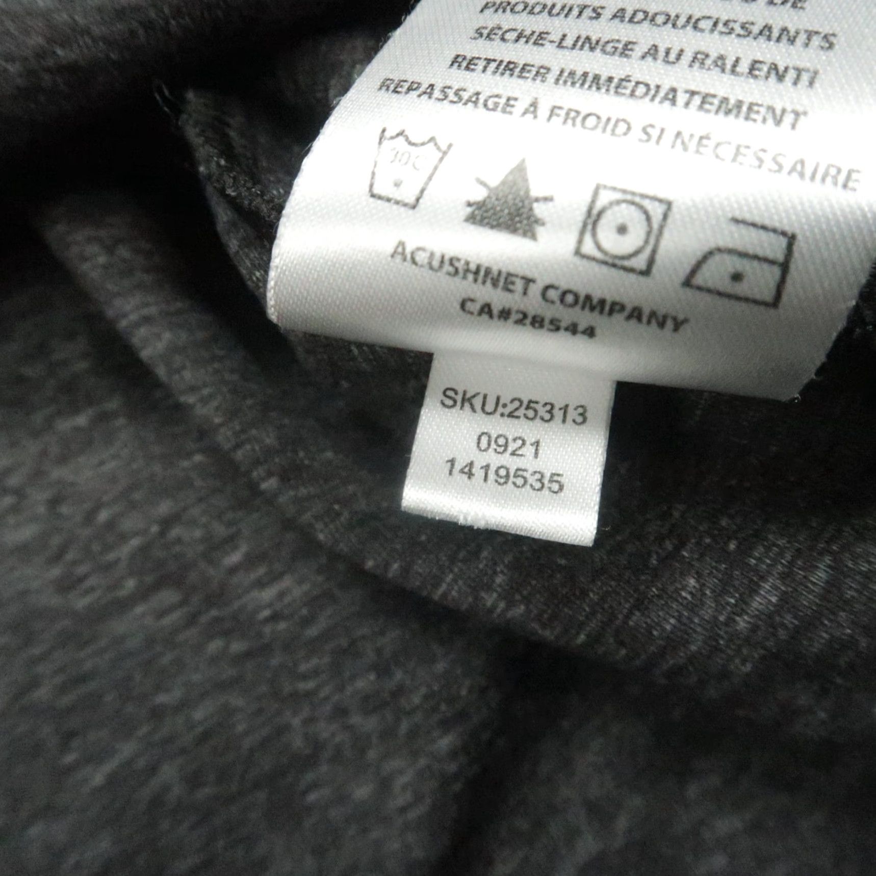 Footjoy FootJoy Pullover Mens XL Black Gray Heather Yoke Half Zip Minnesota Valley CC Casual Shirt Size US XL / EU 56 / 4 - 6 Thumbnail