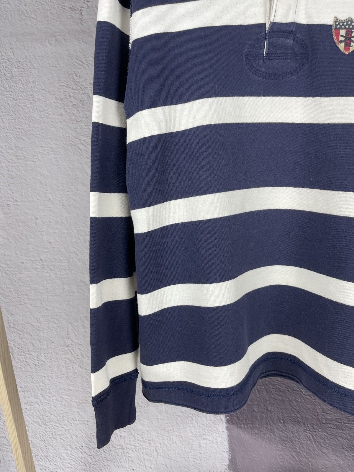 Polo Ralph Lauren Polo Jeans Company Ralph Lauren vintage striped rugby polo Size US L / EU 52-54 / 3 - 5 Thumbnail
