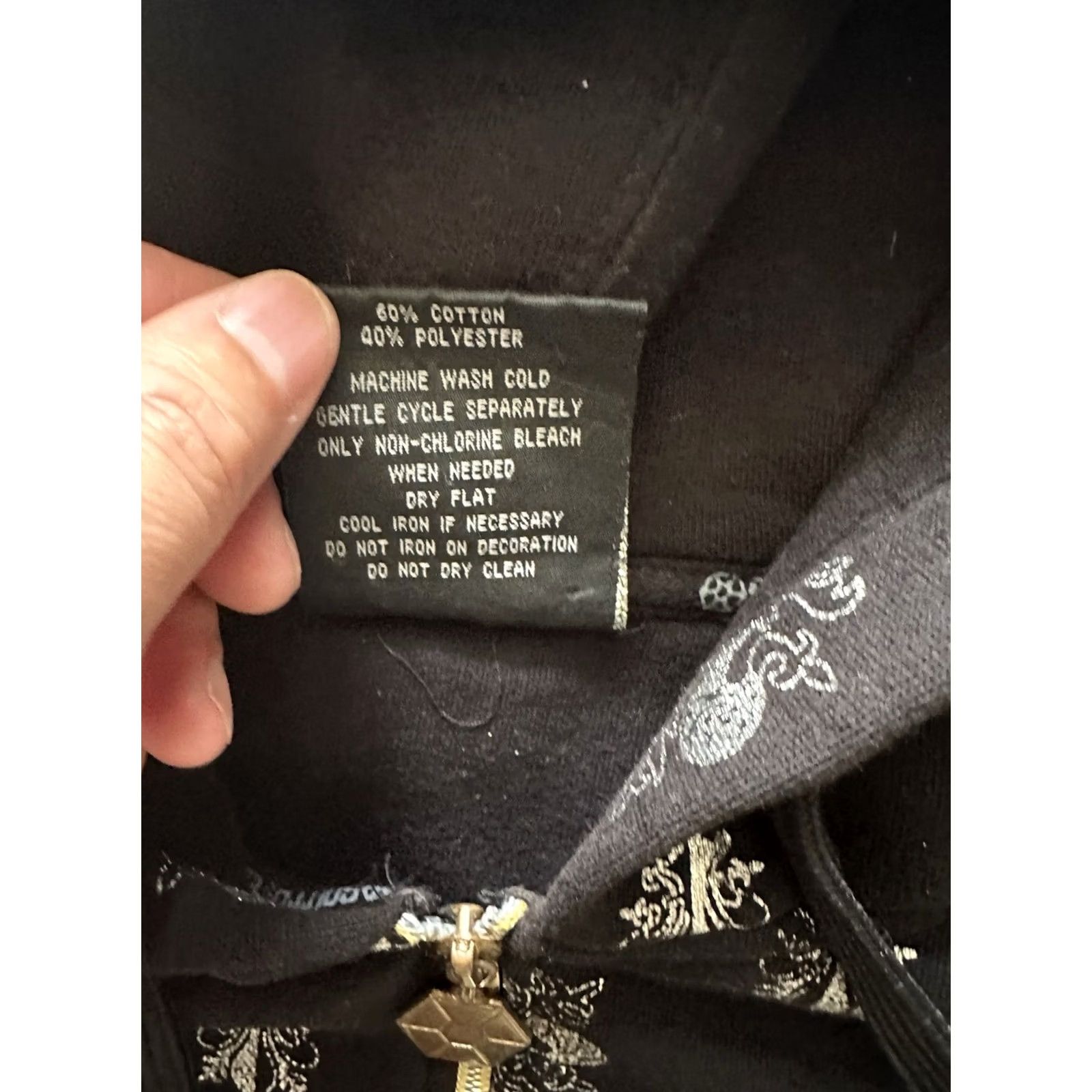Southpole VINTAGE Southpole Hoodie Full Zip Hooded Black L Men Skull All Over Print Jesse Pinkman Breaking Bad Theme Size US L / EU 52-54 / 3 - 7 Thumbnail