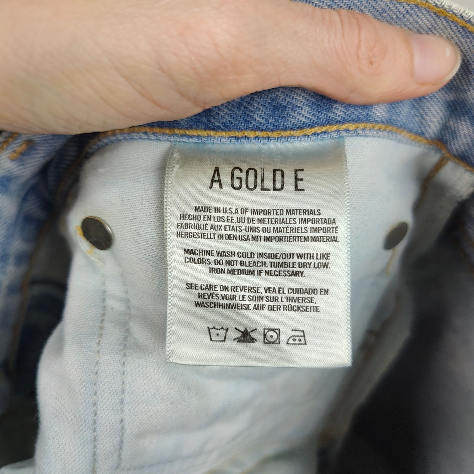 Agolde Agolde 90s Mid-Rise Loose Fit Jeans Womens 27 Fall Out Size 27" / US 4 / IT 40 - 8 Thumbnail