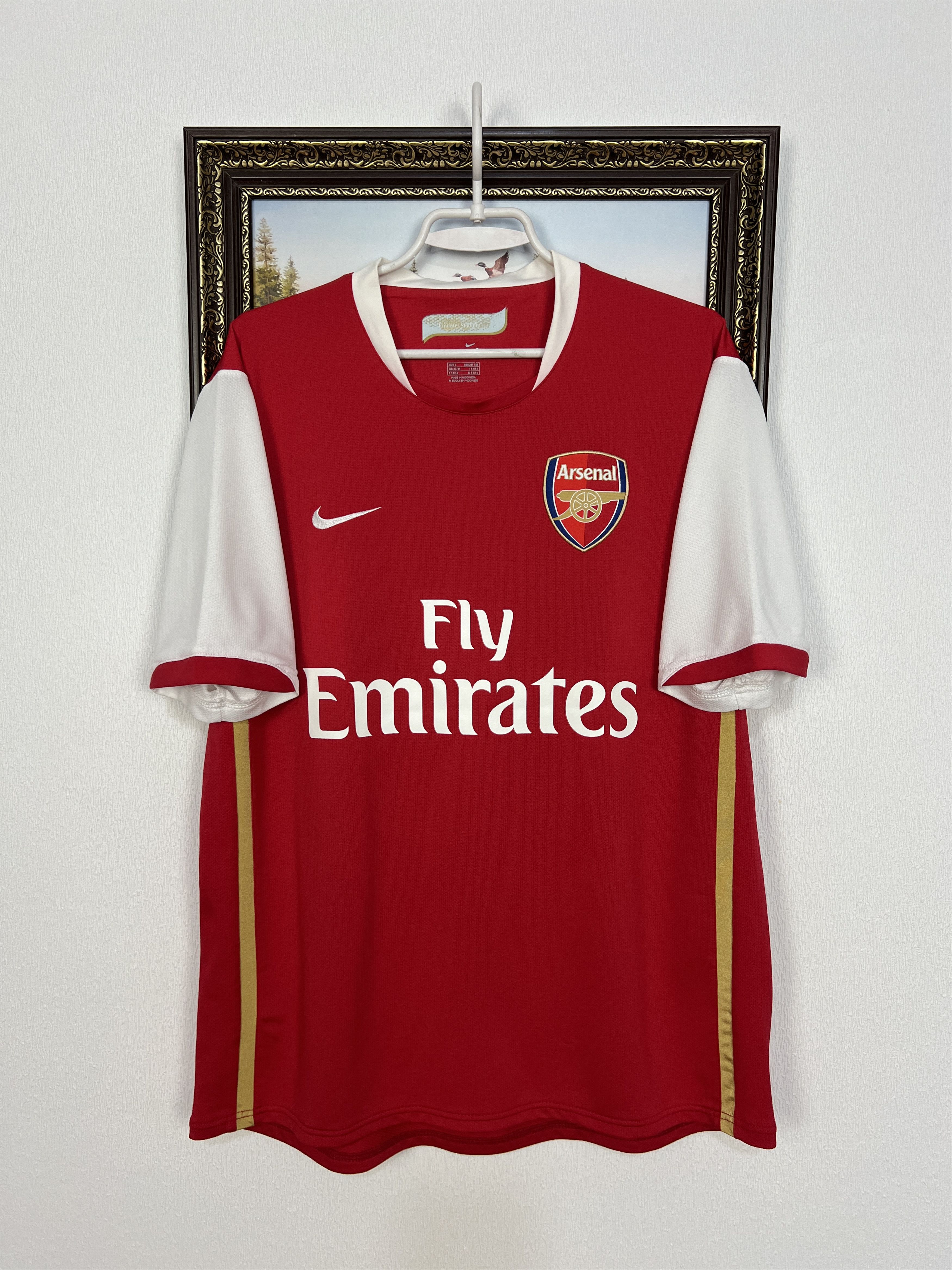 Nike Arsenal Home football shirt 2006 Soccer Nike Jersey Mens Size US L / EU 52-54 / 3 - 1 Thumbnail