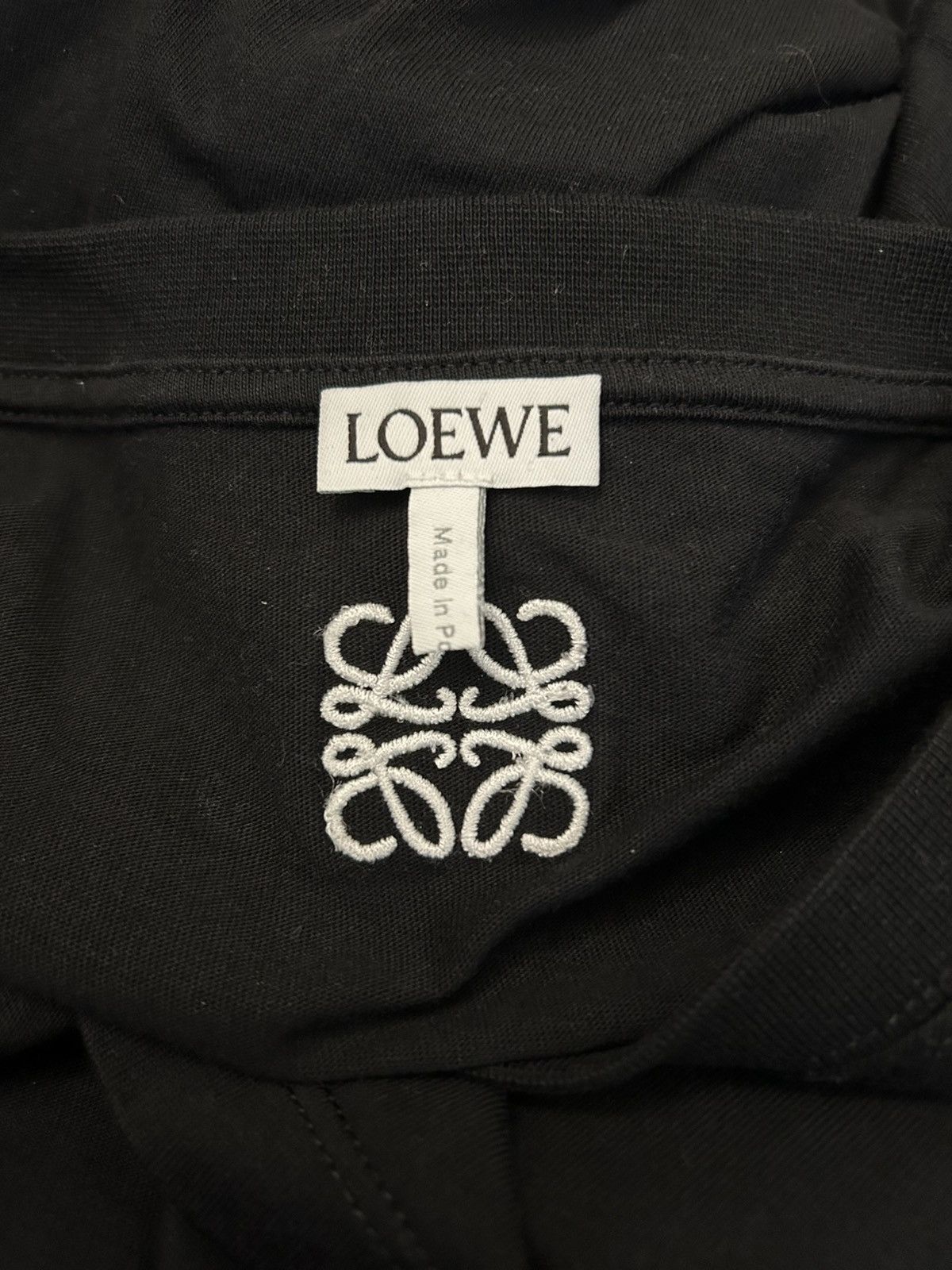 Loewe Loewe Elephant Pattern Black T-Shirt Size US L / EU 52-54 / 3 - 3 Thumbnail