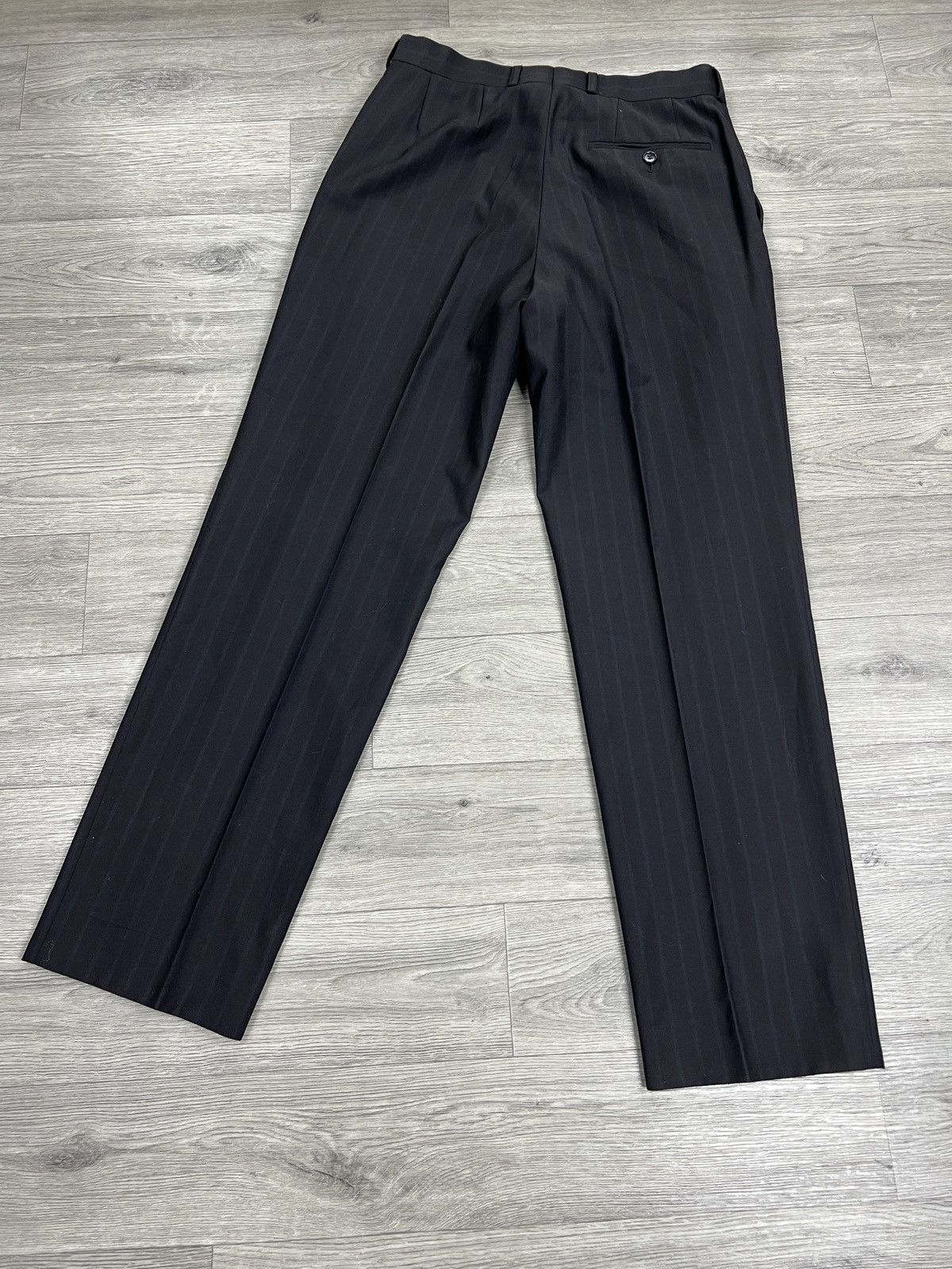 Balmain Vintage Balmain Paris Striped Men suit, Blazer and Pants szM Size 42R - 20 Thumbnail