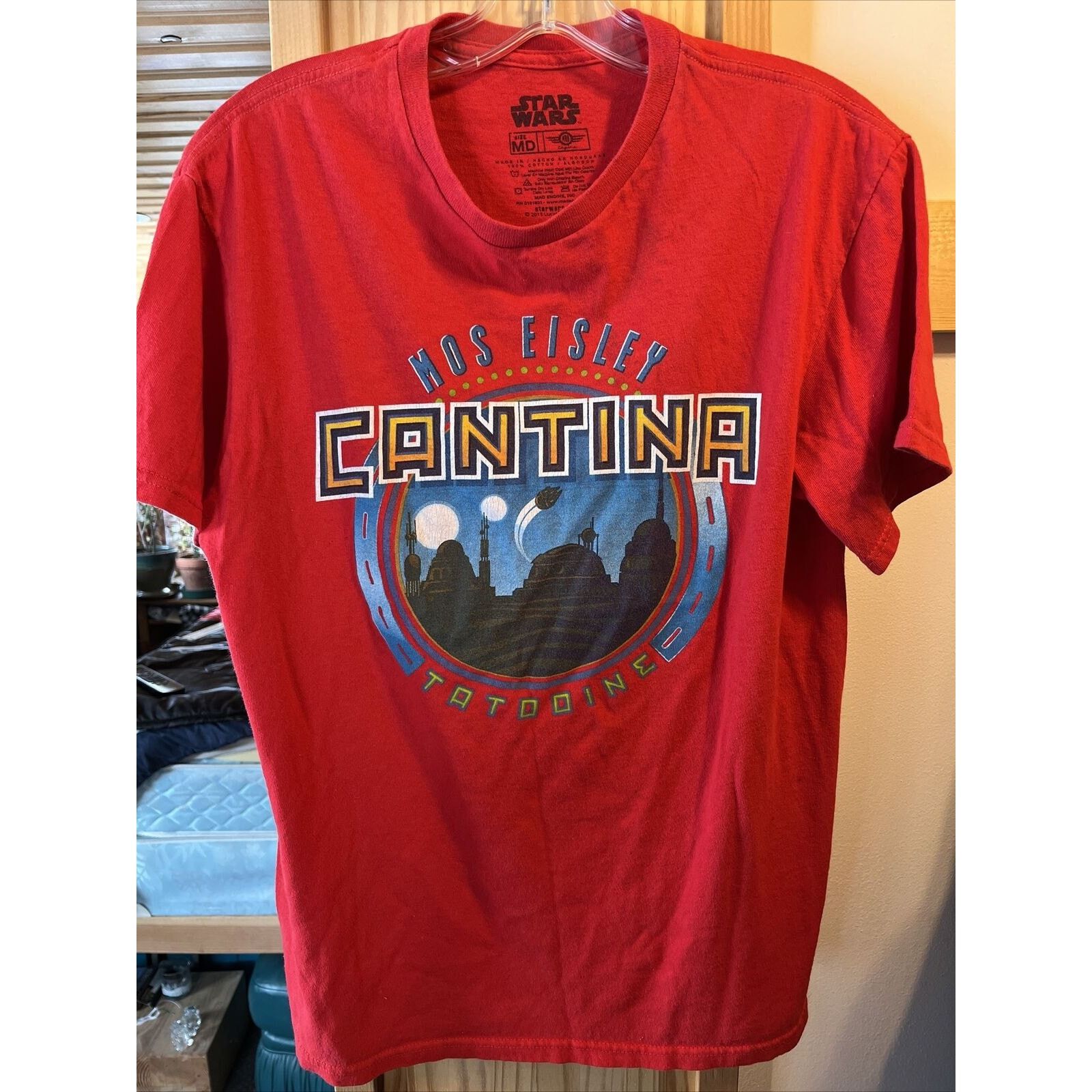 Star Wars Star Wars Mens M Red Mos Eisley SS Graphic Print Cotton Tee Size US M / EU 48-50 / 2 - 8 Thumbnail