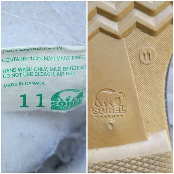 SOREL Vintage 90s Ice Pac Sorel Brown Roughout Suede Leather Duck Size US 11 / EU 44 - 7 Thumbnail