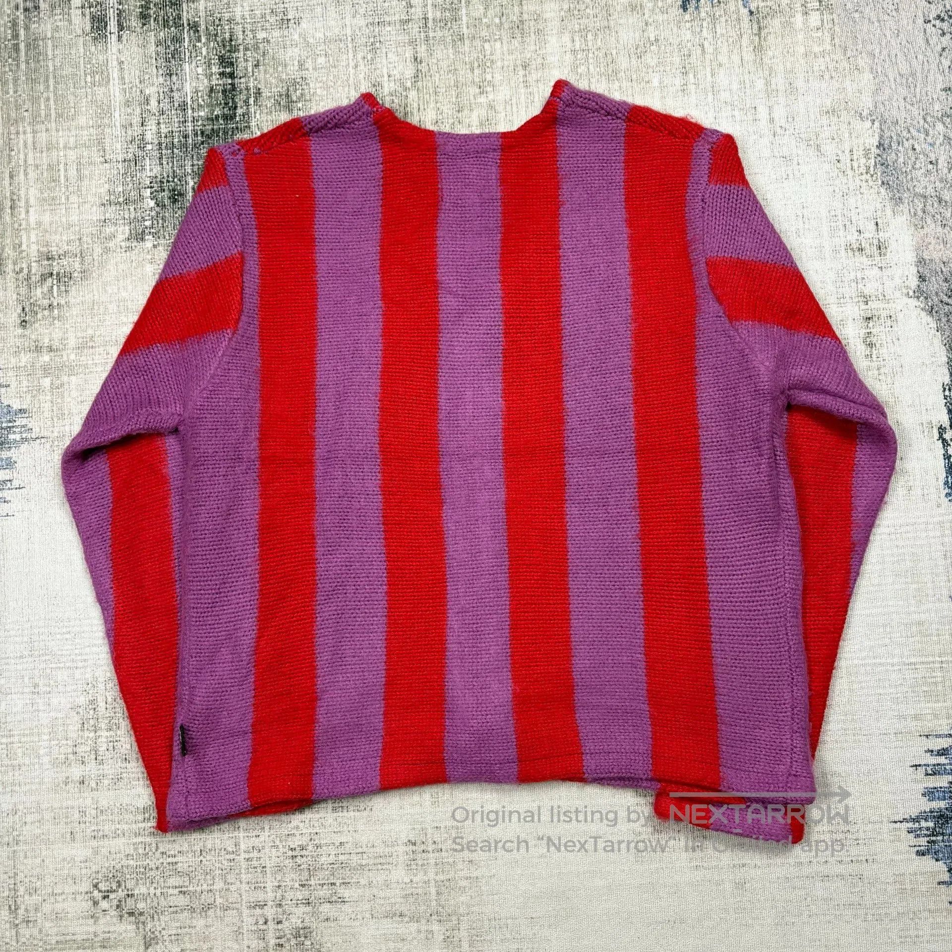 Stussy Stussy FW23 Stripe Brushed Cardigan. Size US L / EU 52-54 / 3 - 6 Thumbnail