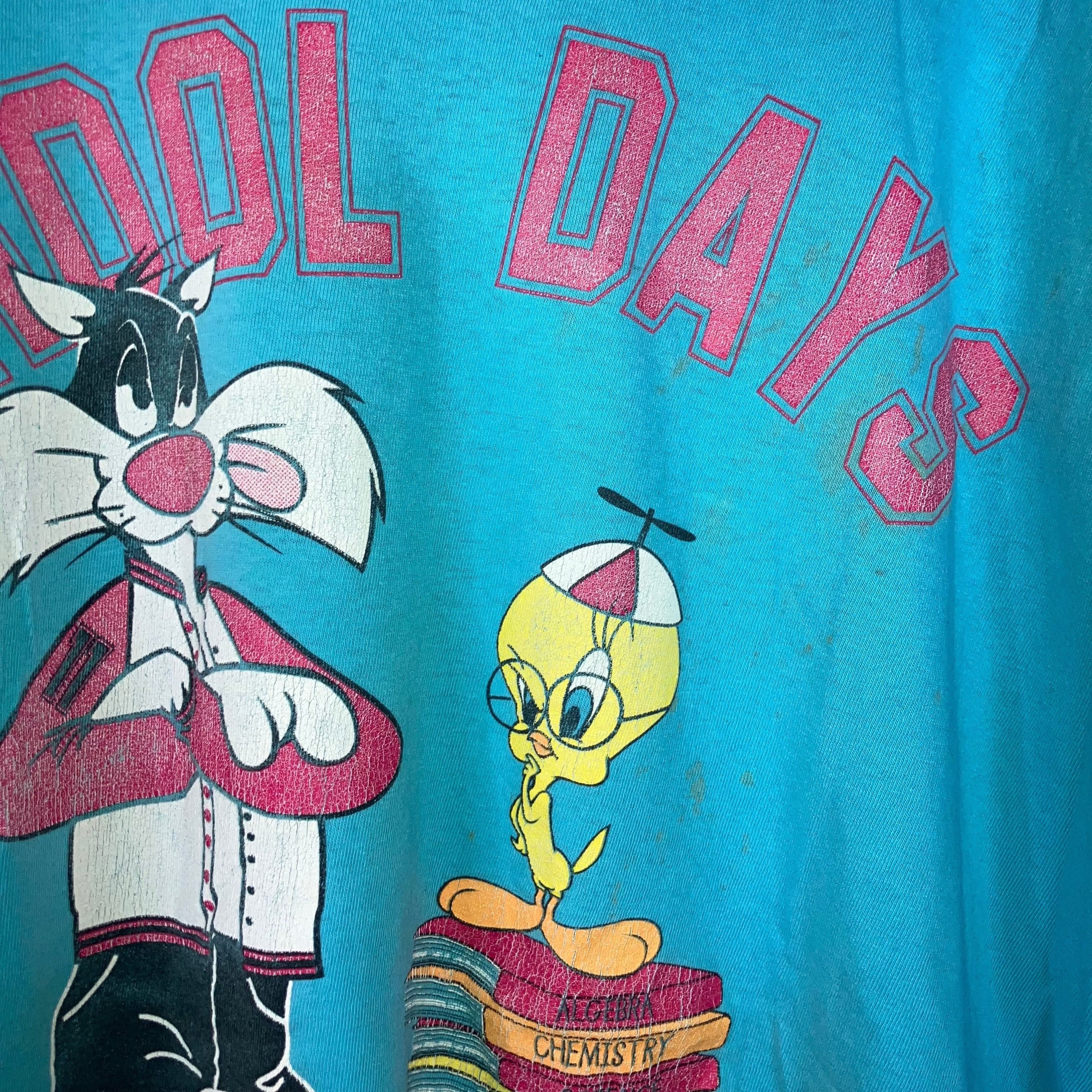 Vintage × Warner Bros Vintage 90s Looney Tunes Sleepy Heads Tee Size XL Size US XL / EU 56 / 4 - 6 Thumbnail