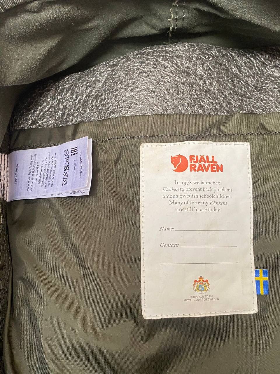 Fjallraven Rare Fjallraven 23510 Kanken Classic Bag Washed Y2K outdoor Size ONE SIZE - 7 Thumbnail