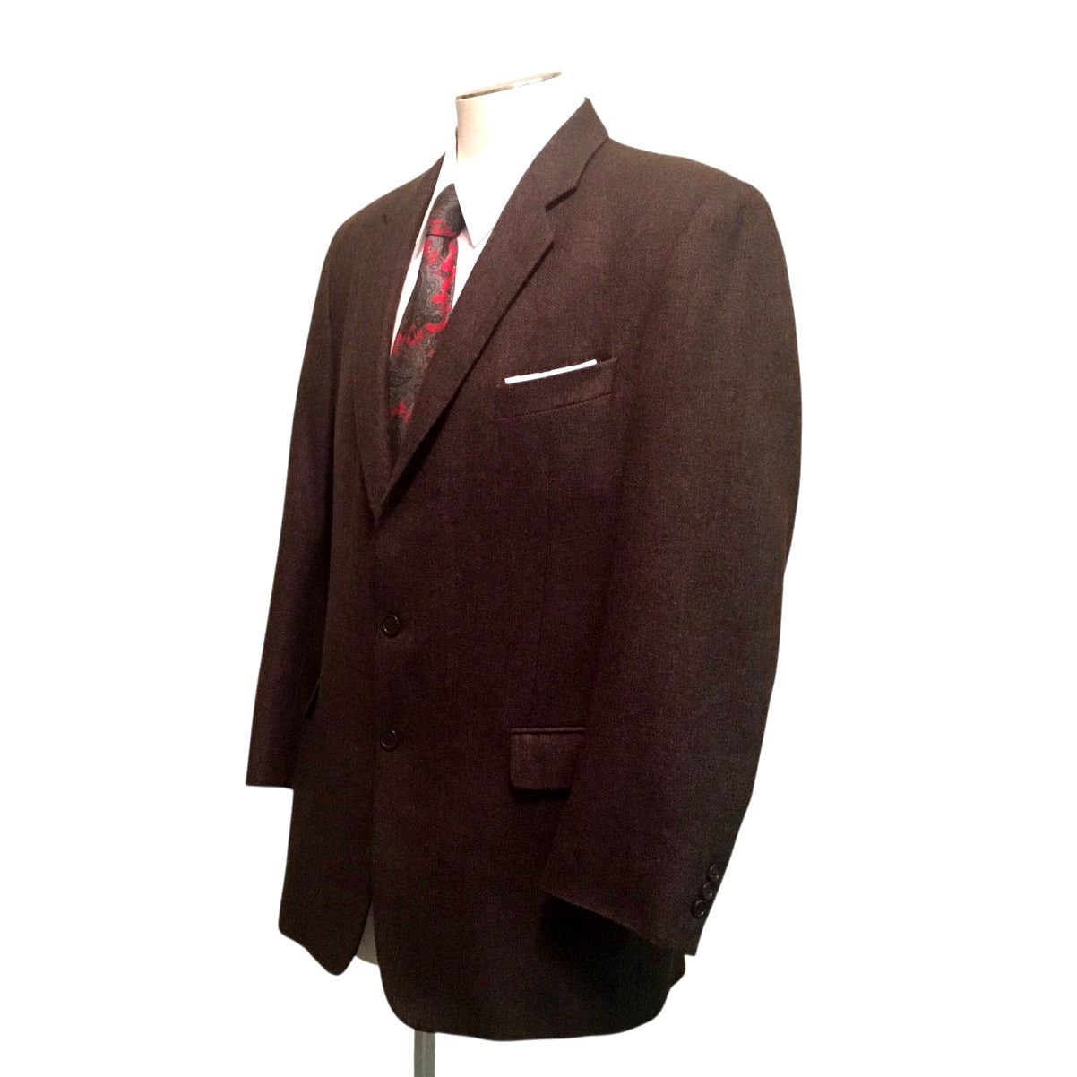 Other Calvin America Brown Herringbone Wool Sport Coat Size US M / EU 48-50 / 2 - 4 Thumbnail