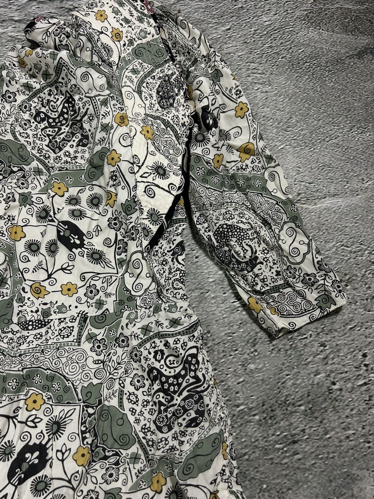 Isabel Marant Isabel Marant Étoile beige green floral set skirt + top Size XS / US 0-2 / IT 36-38 - 5 Thumbnail