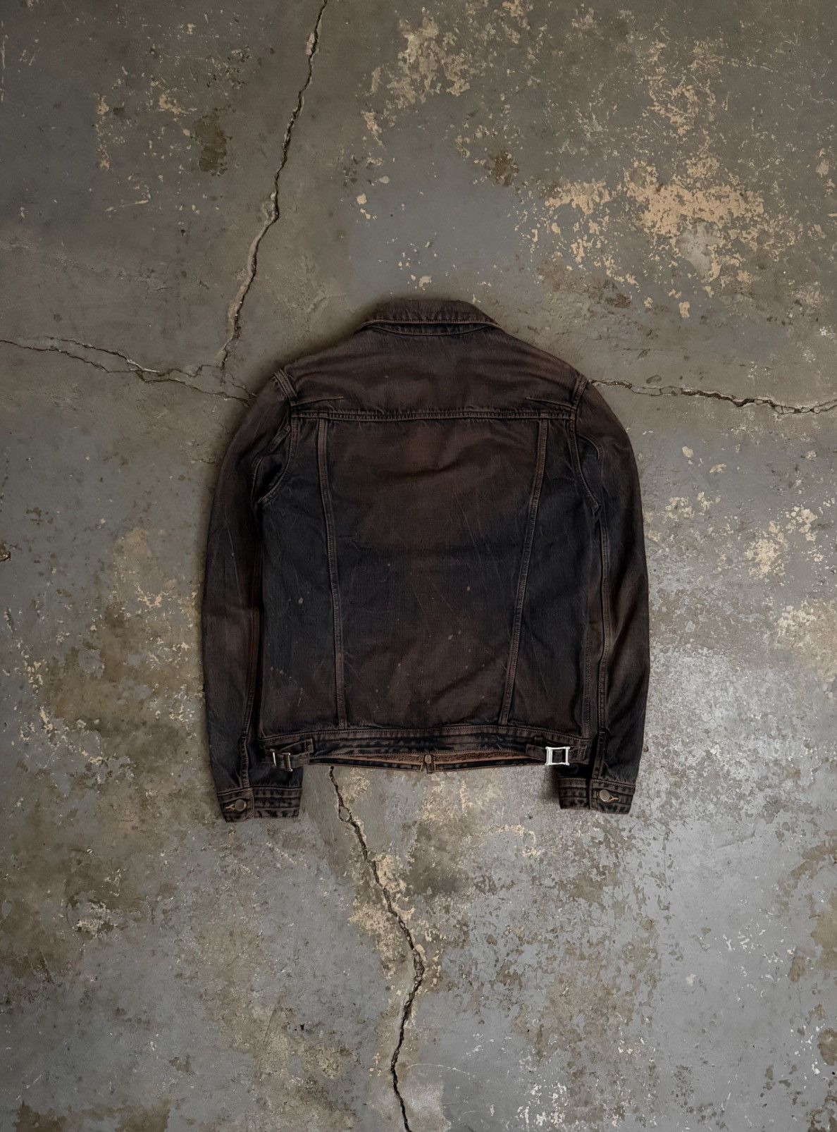 Number (N)ine FW09 “A Closed Feeling” Mudwash Pain Trucker - Takahiro Size US M / EU 48-50 / 2 - 6 Thumbnail
