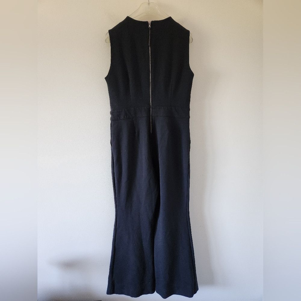 Spanx SPANX | The Perfect Sleeveless Jumpsuit V-neck Black Sz MED Size 28" / US 6 / IT 42 - 3 Thumbnail