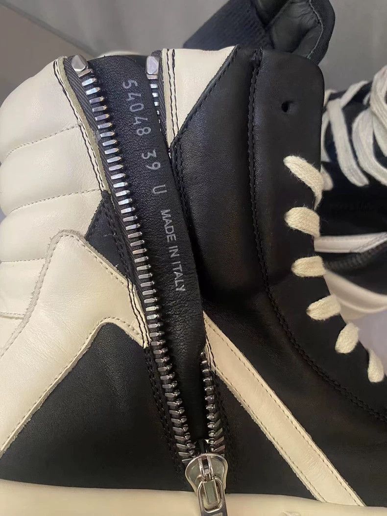 Rick Owens Rick Owens Black Leather High Top Sneakers-dmc Size US 6 / EU 39 - 7 Thumbnail