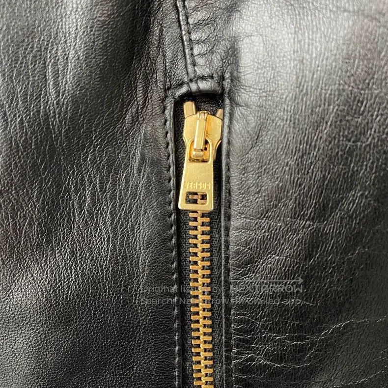 Versace Versace Solid color zippered pocket leather jacket Size XL / US 12-14 / IT 48-50 - 7 Thumbnail