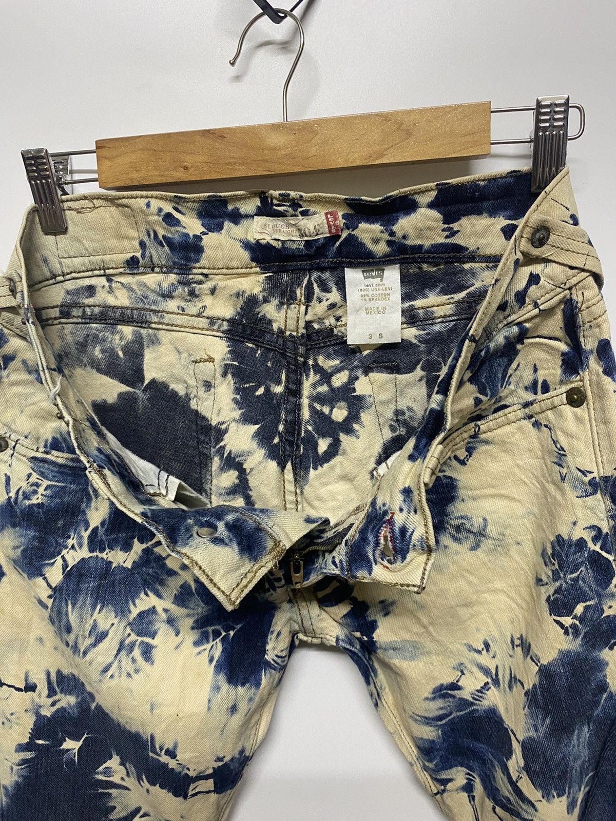 Levi's × Levi's Vintage Clothing Vintage Levis 504 Slouch Jeans Distressed Pants Sz 30 Size 30" / US 8 / IT 44 - 16 Thumbnail