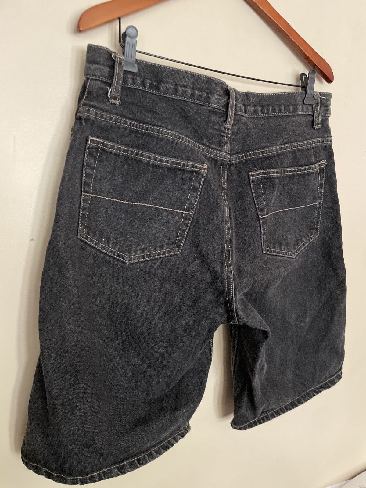 Faded Glory × Vintage Faded Glory Jorts 32 denim BLACK Jean shorts vintage Y2K 🔥 Size US 34 / EU 50 - 5 Thumbnail