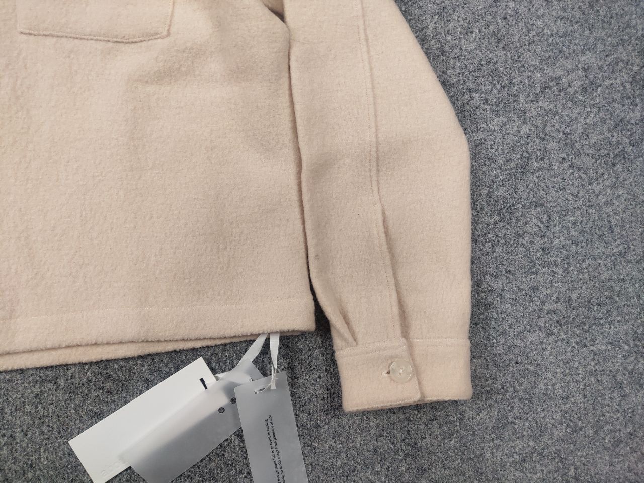 About:Blank About:Blank cropped wool oversized pockets Overshirt jacket Size US L / EU 52-54 / 3 - 7 Thumbnail