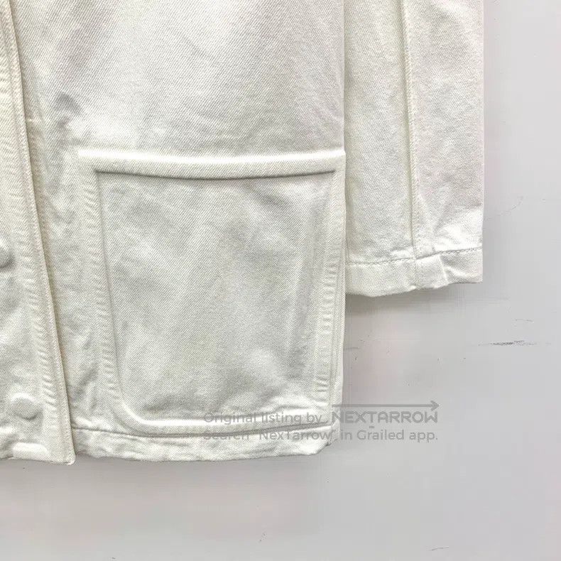 Fendi Fendi White pocket embossed cotton collar single-breasted Size XXS / US 00 / IT 34 - 4 Thumbnail