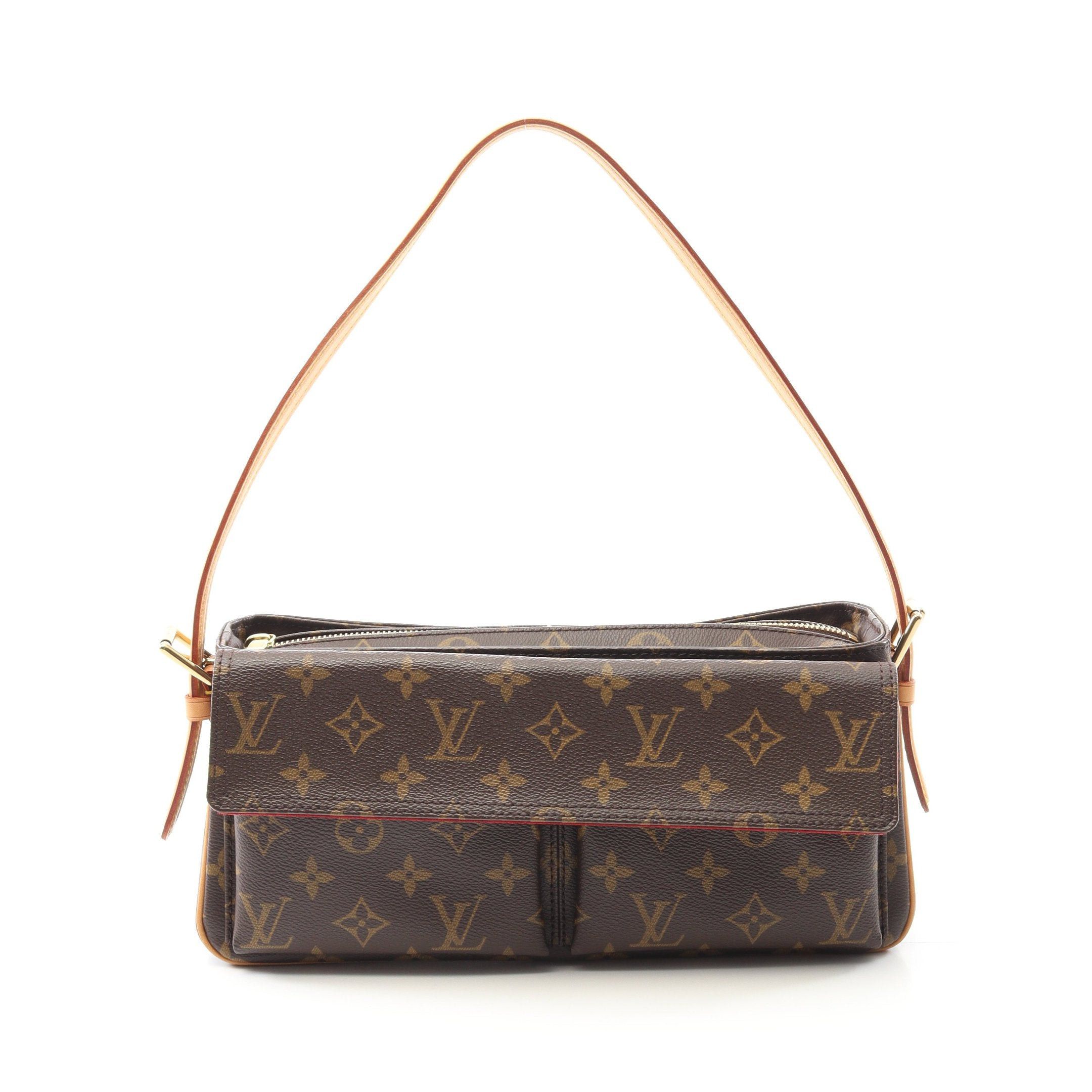 Louis Vuitton Louis Vuitton Vivacite Mm Monogram Shoulder Bag Leather Brown Size ONE SIZE - 1 Thumbnail