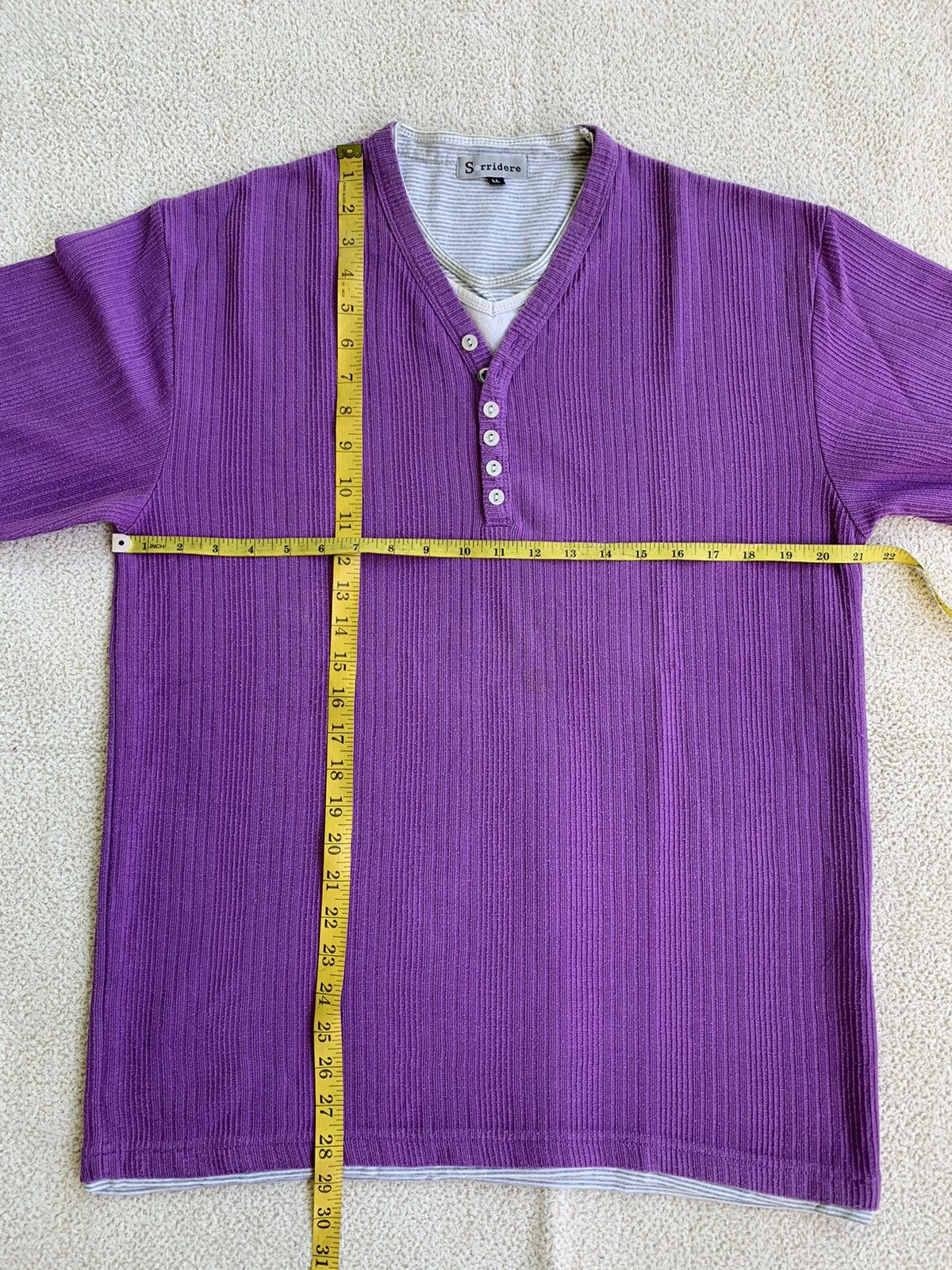 If Six Was Nine × Japanese Brand × Le Grande Bleu (L.G.B.) Japanese Sorridere Double Layer Long sleeve Size US L / EU 52-54 / 3 - 6 Thumbnail