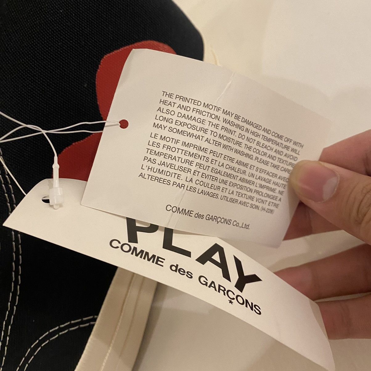 Comme des Garcons PLAY × Converse CDG converse AKA heart shoe bad? Size US 9 / EU 42 - 10 Thumbnail