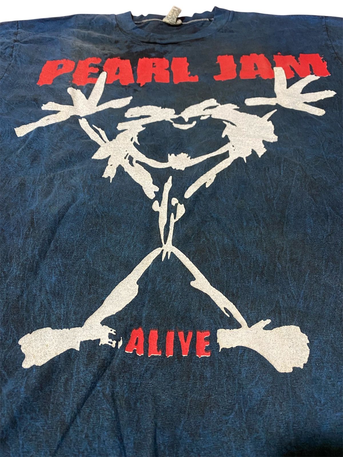 Band Tees Rare! Pearl Jam Stickman Full Print Tropic Thunder T Shirt Size US M / EU 48-50 / 2 - 2 Thumbnail