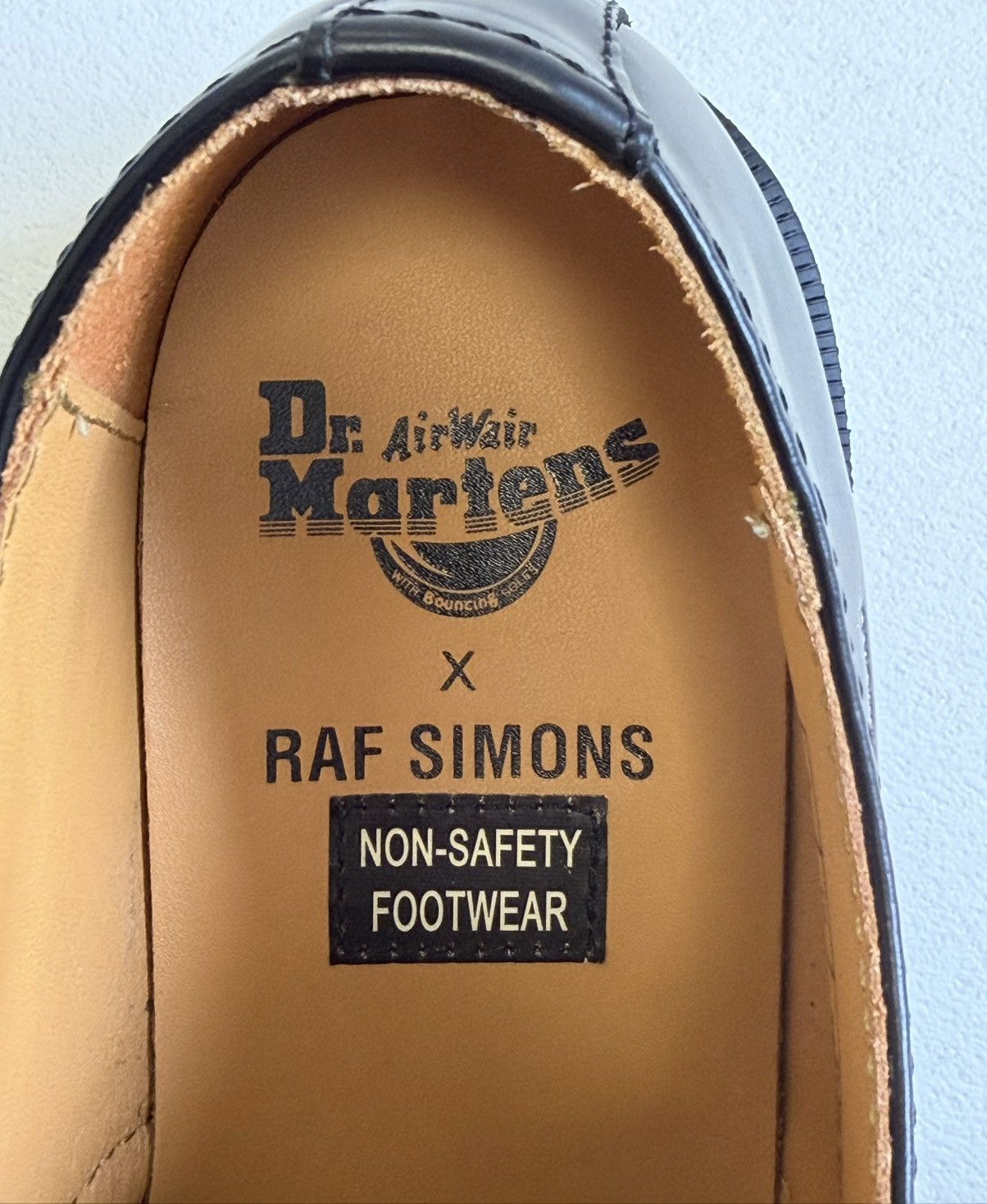 Raf Simons Keaton 1 Black Leather Metal Toe Cap Shoes Size US 10 / EU 43 - 10 Thumbnail