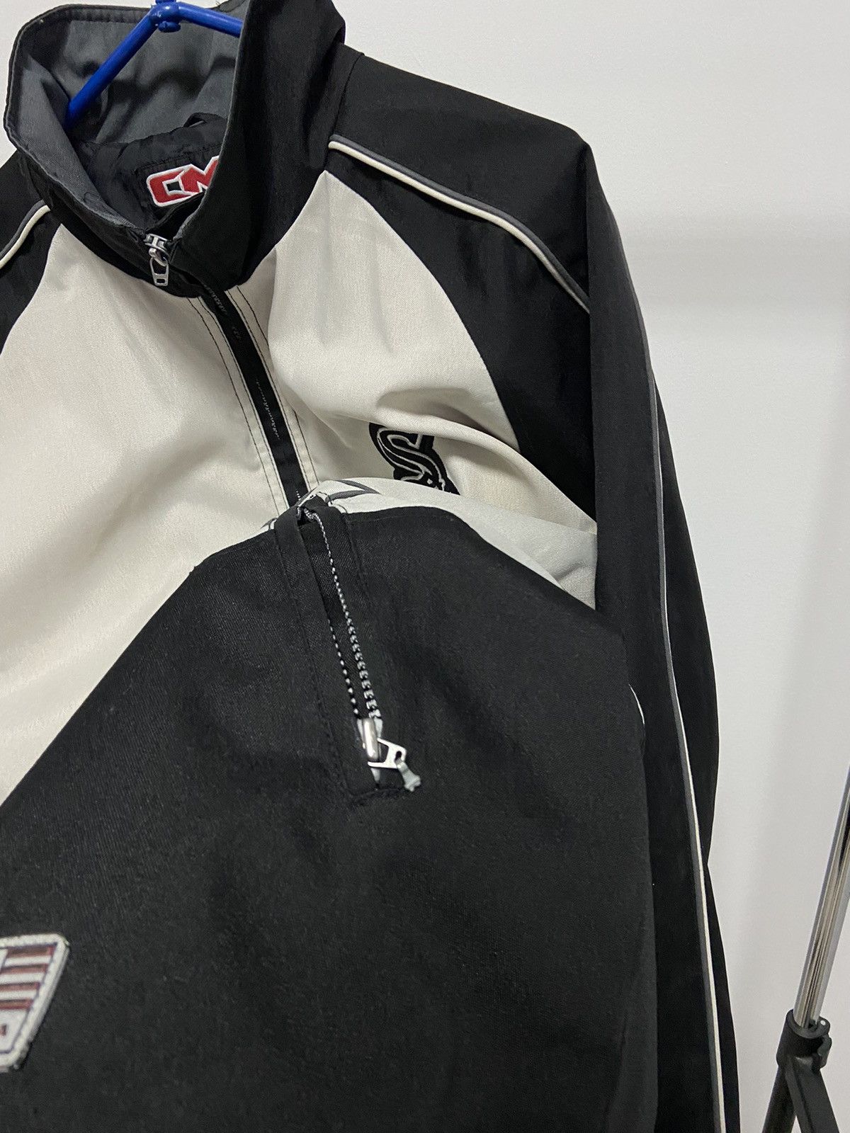 Adidas × Vintage Chicago Sox Baseball Light Jacket Stripes Vintage Big Logo Size US L / EU 52-54 / 3 - 13 Thumbnail