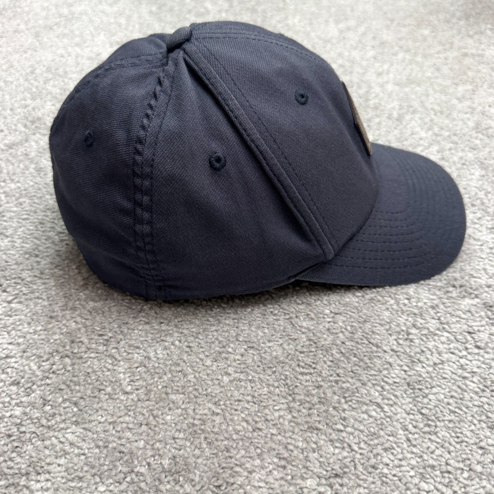 TravisMathew Travis Mathew Golf Hat Cap Mens L-XL Navy Blue Embroidered MVCG Yupoong Flexfit Casual Outdoor Preppy Logo Size ONE SIZE - 7 Thumbnail
