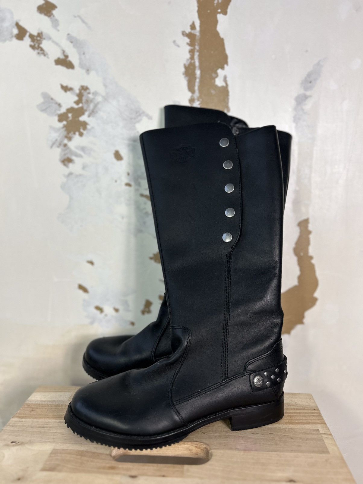 Harley Davidson HARLEY DAVIDSON LEATHER BOOTS Size US 6 / IT 36 - 3 Thumbnail