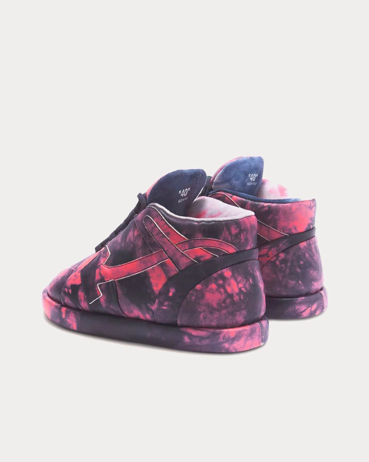 Off-White o1gr1nt1124 Tie Dye Bump Sneakers in Purple Size US 5 / IT 35 - 4 Thumbnail