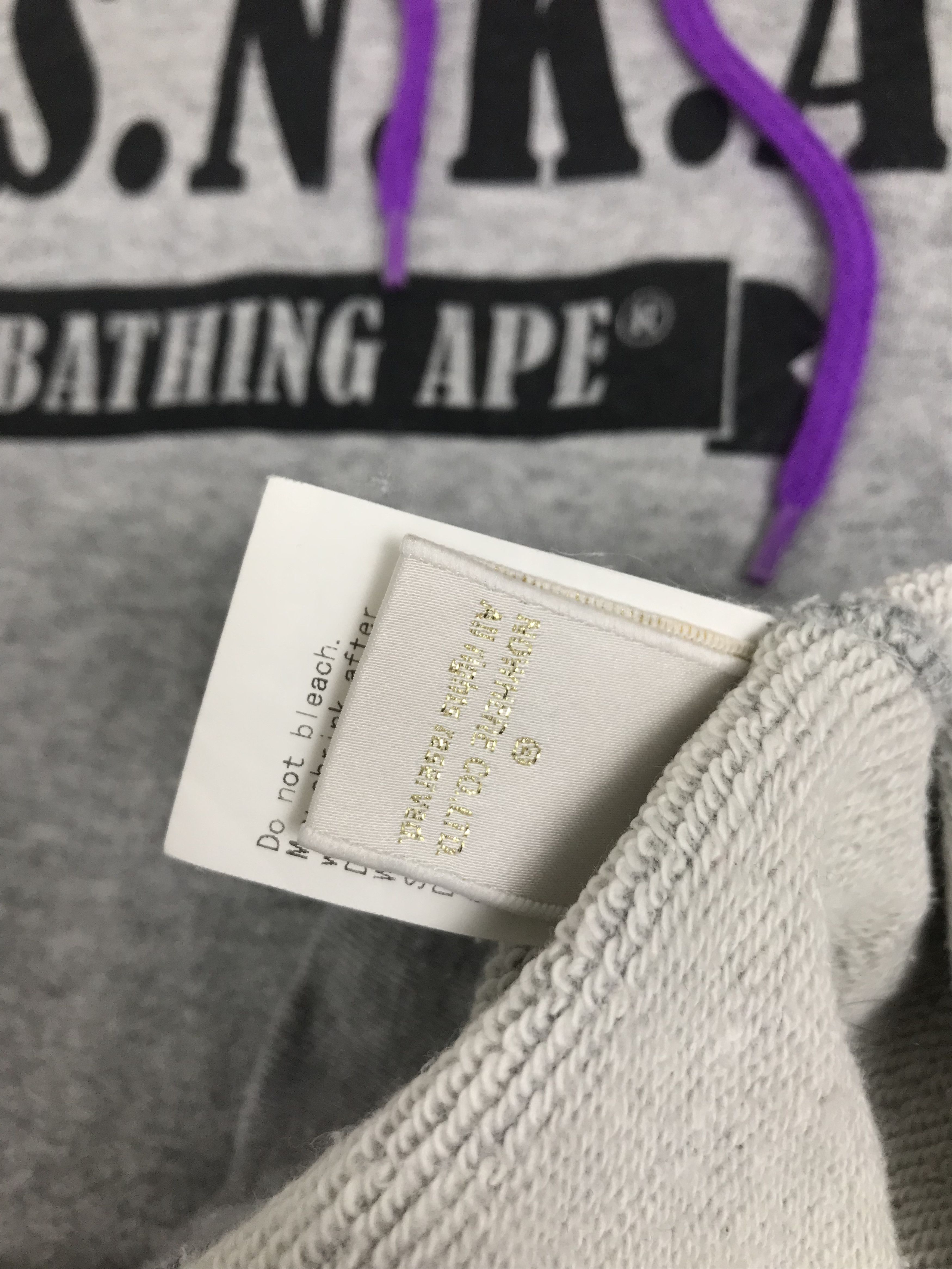 Bape × Nigo BAPE A.S.N.K.A Pullover Long Hoodie Size S / US 4 / IT 40 - 8 Thumbnail