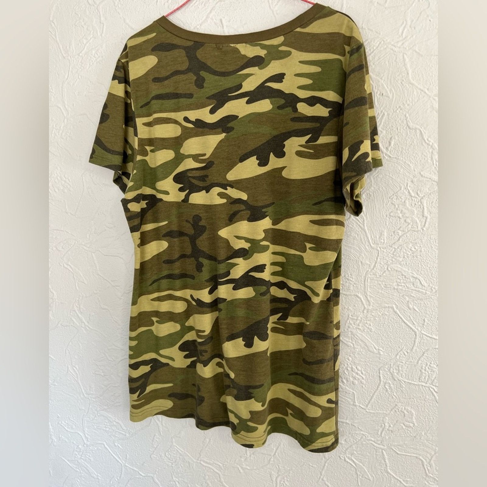 Other Genuine Kawasaki -Army Camo Flag T-Shirt - Camo - SZ XL NICE Size XL / US 12-14 / IT 48-50 - 2 Thumbnail