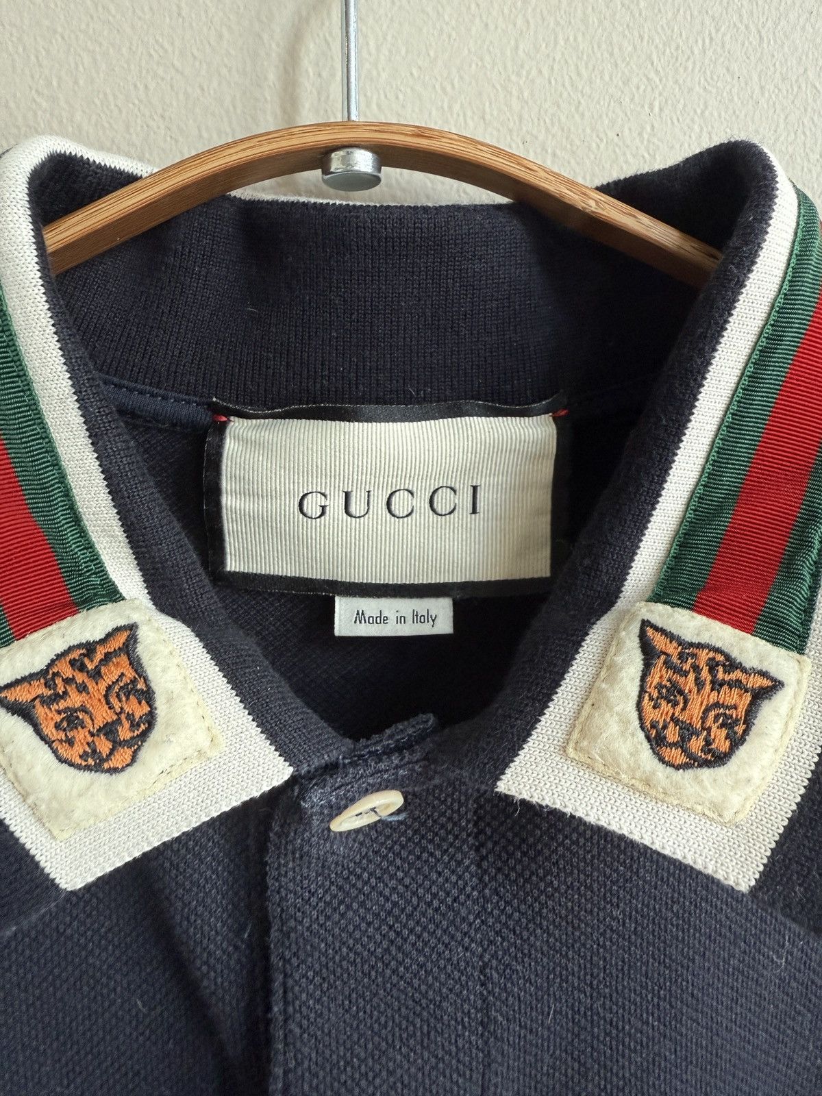 Gucci Gucci navy polo shirts Size US XL / EU 56 / 4 - 2 Thumbnail