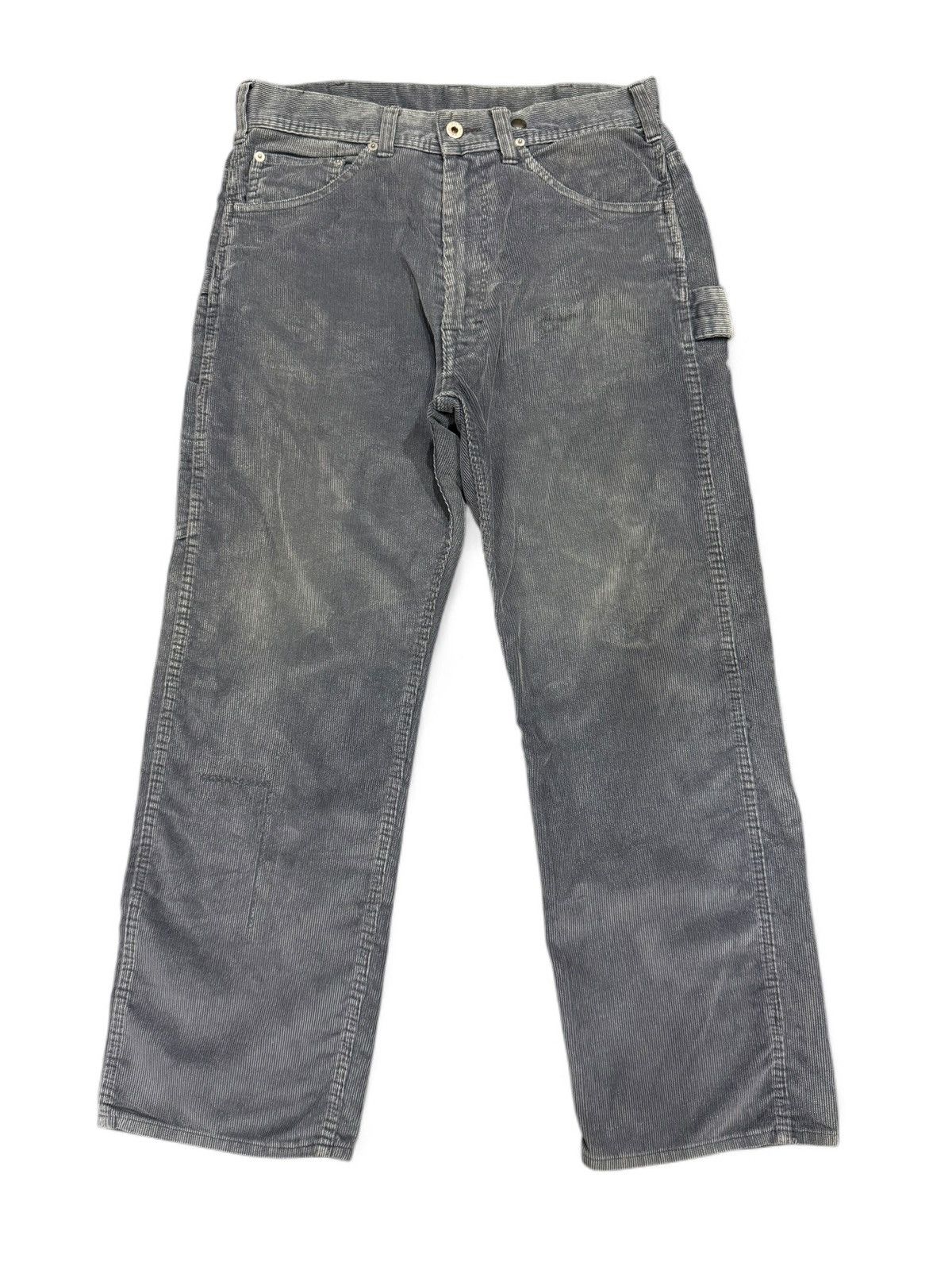 Post Overalls Vintage Post O’Alls Corduroy Work Pant Navy Blue USA Size US 31 - 1 Thumbnail