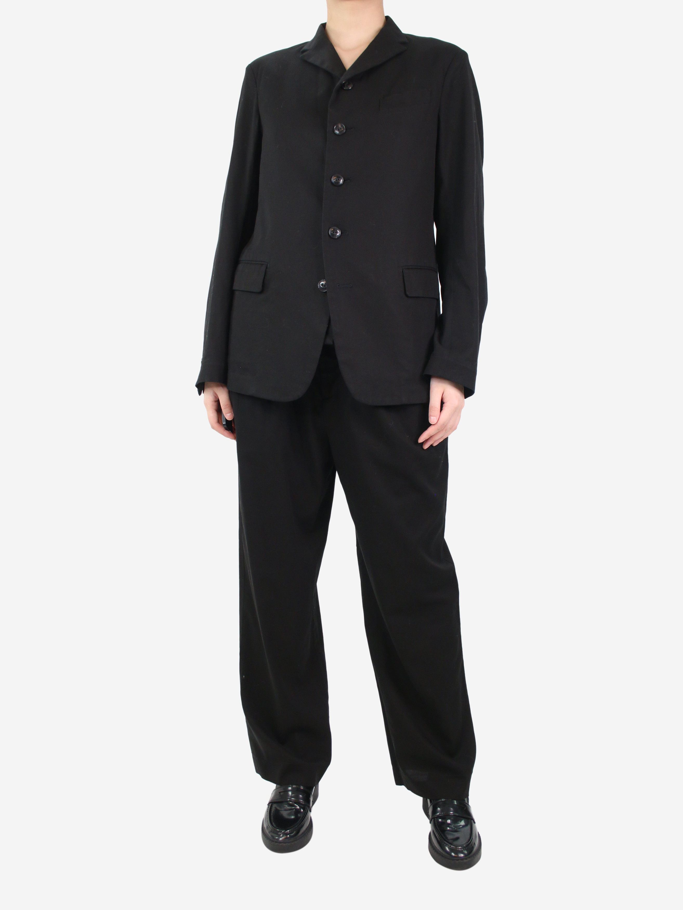 image of Arts Science Black Suit Set - Size Uk 10, Women's