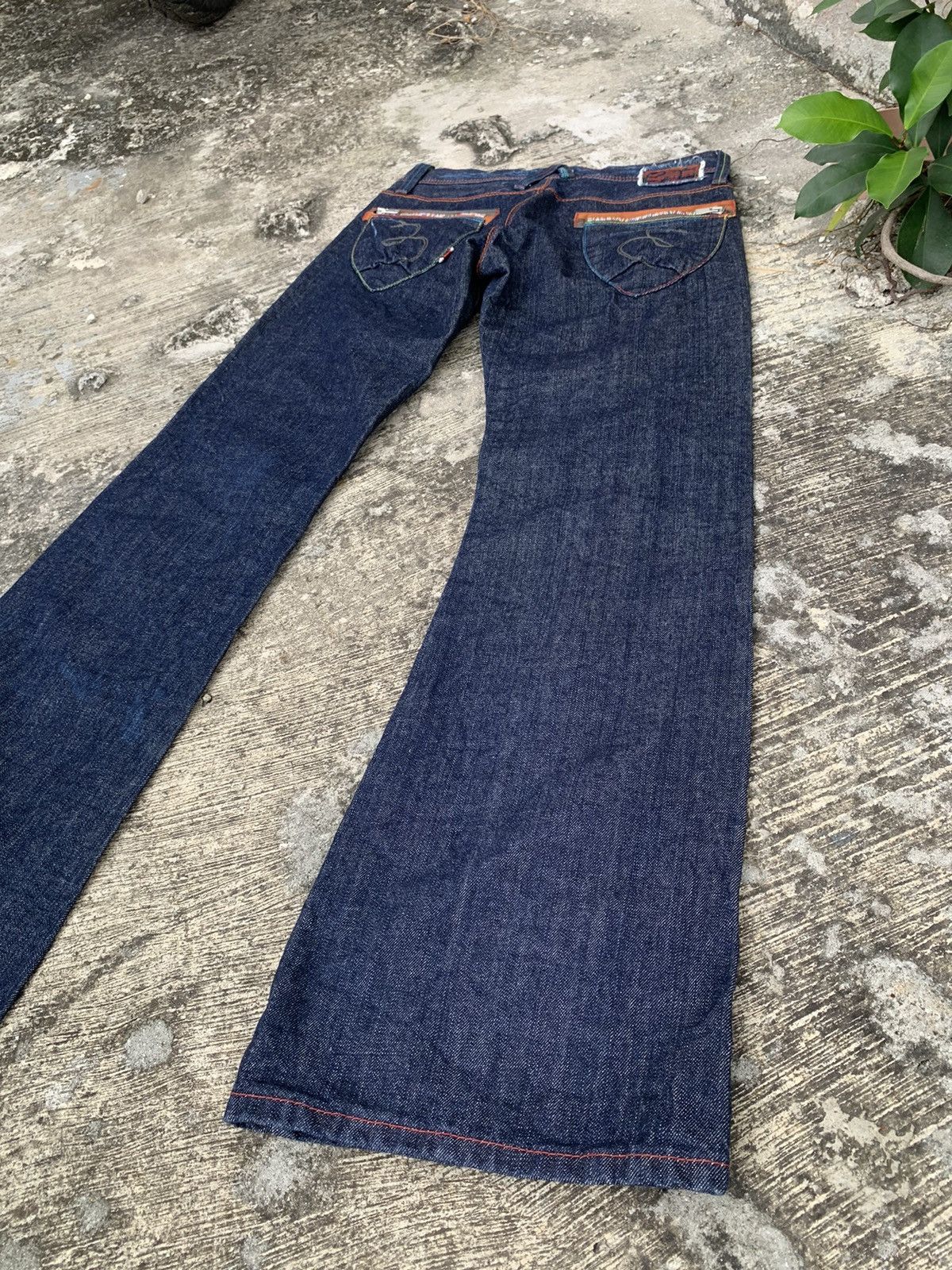 If Six Was Nine × Japanese Brand × Le Grande Bleu (L.G.B.) Flare et boite baggy bootcut jeans Size 32" / US 10 / IT 46 - 17 Thumbnail