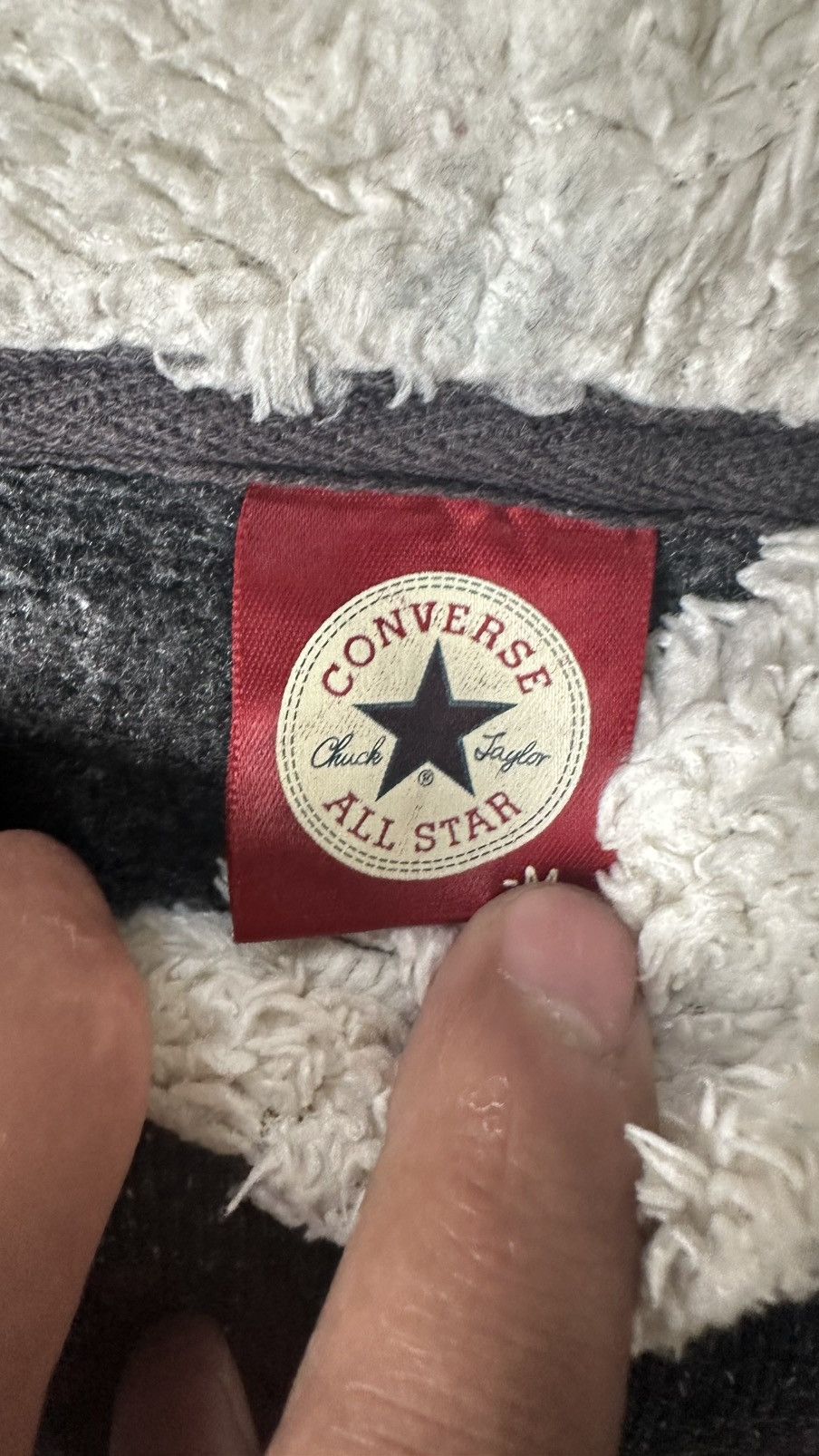 Converse VINTAGE CONVERSE CHUCK TAYLOR FLEECE HOODIE Size US S / EU 44-46 / 1 - 7 Thumbnail