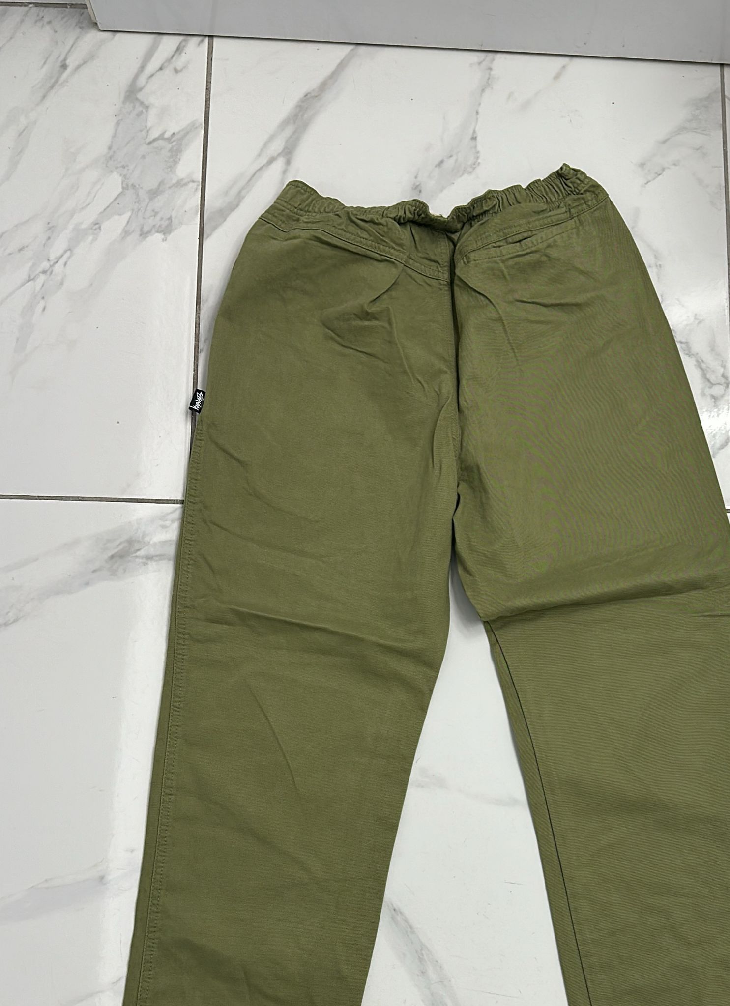 Stussy × Vintage Stussy "Brushed Beach Pant" M Olive Size US 32 / EU 48 - 4 Thumbnail