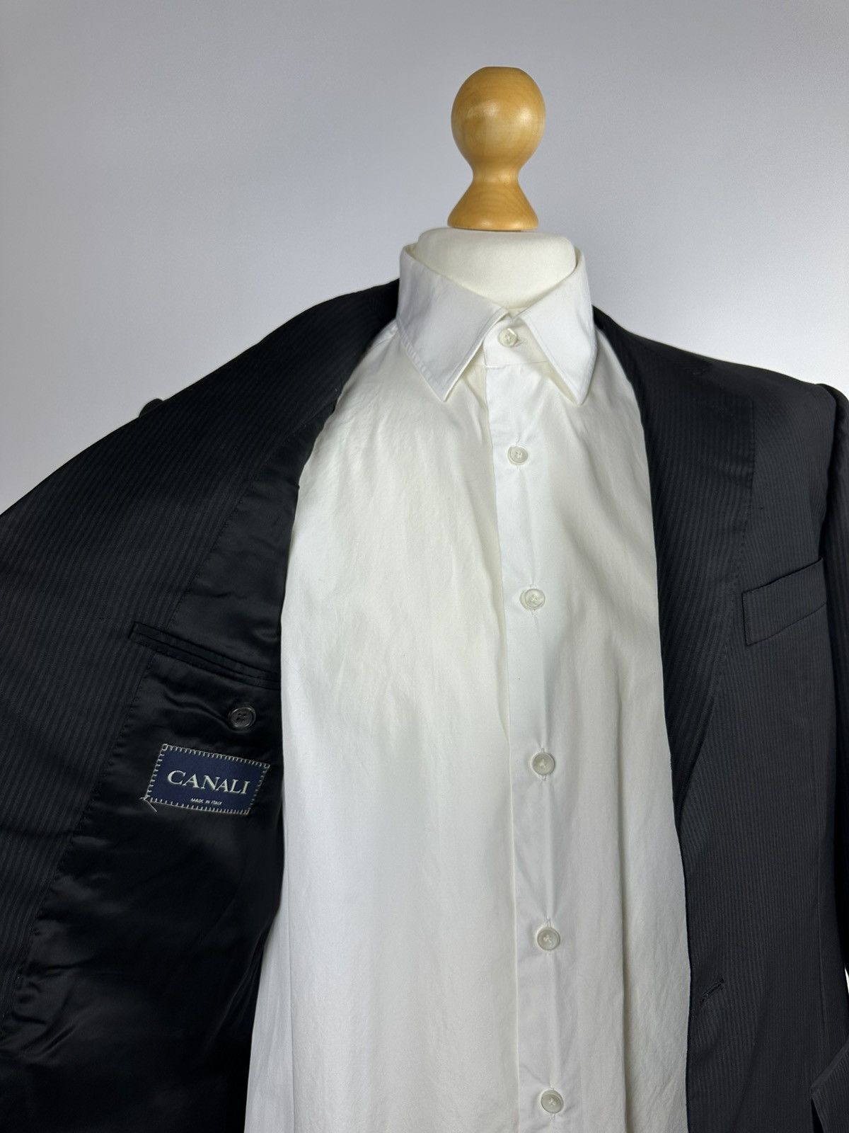 Canali Canali 100% Pure Wool 3 Button Italy Blazer Jacket Size 52R - 5 Thumbnail