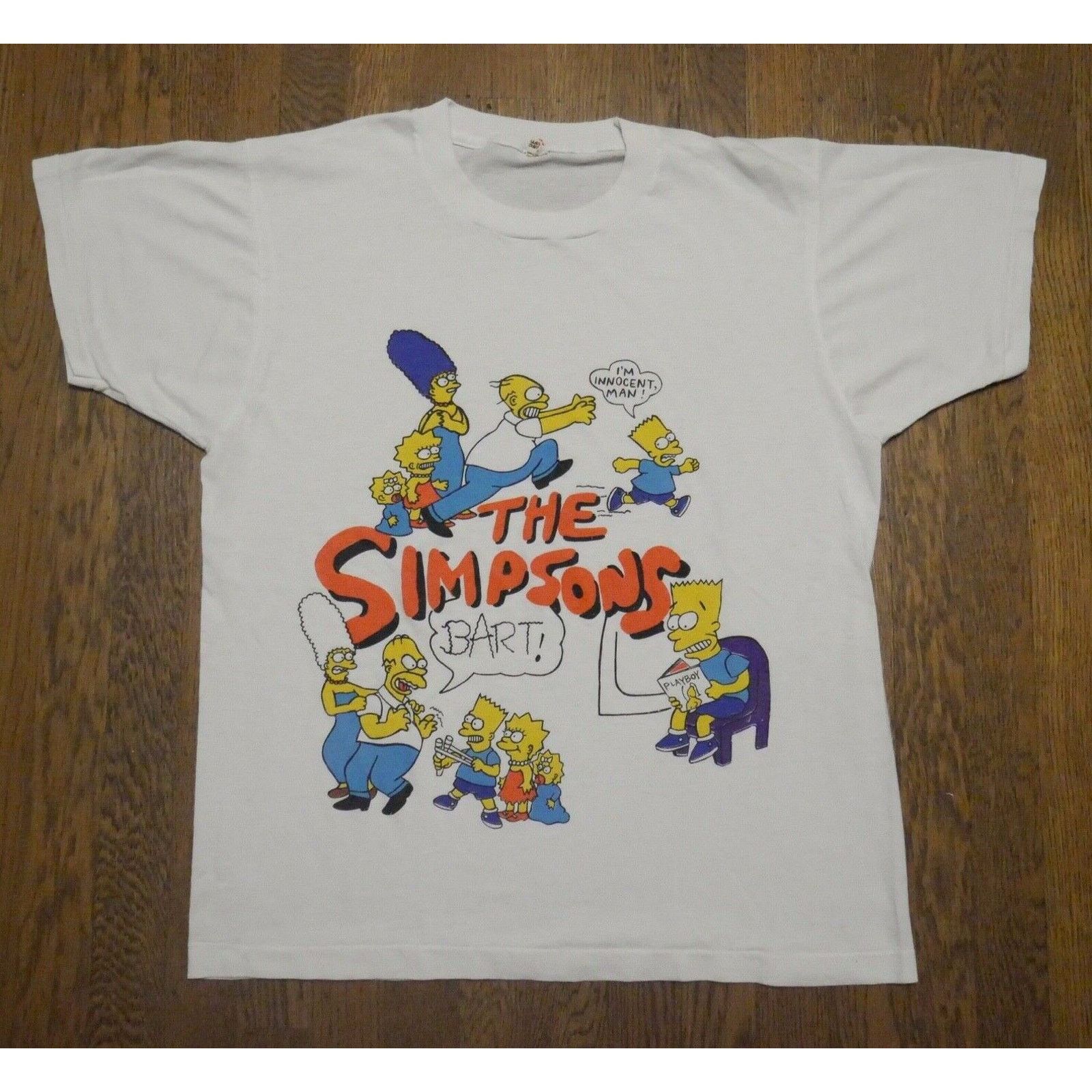 Other Vintage The Simpsons T-Shirt Artwork Bart Cartoon Groening Size US M / EU 48-50 / 2 - 2 Thumbnail