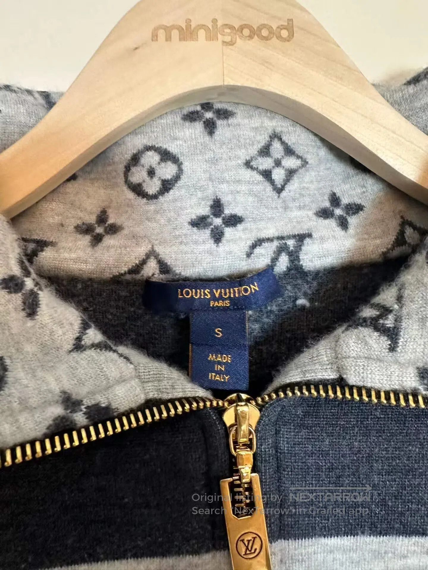 Louis Vuitton Louis Vuitton Cashmere old flower half-zip sweatshirt| Size US S / EU 44-46 / 1 - 4 Thumbnail