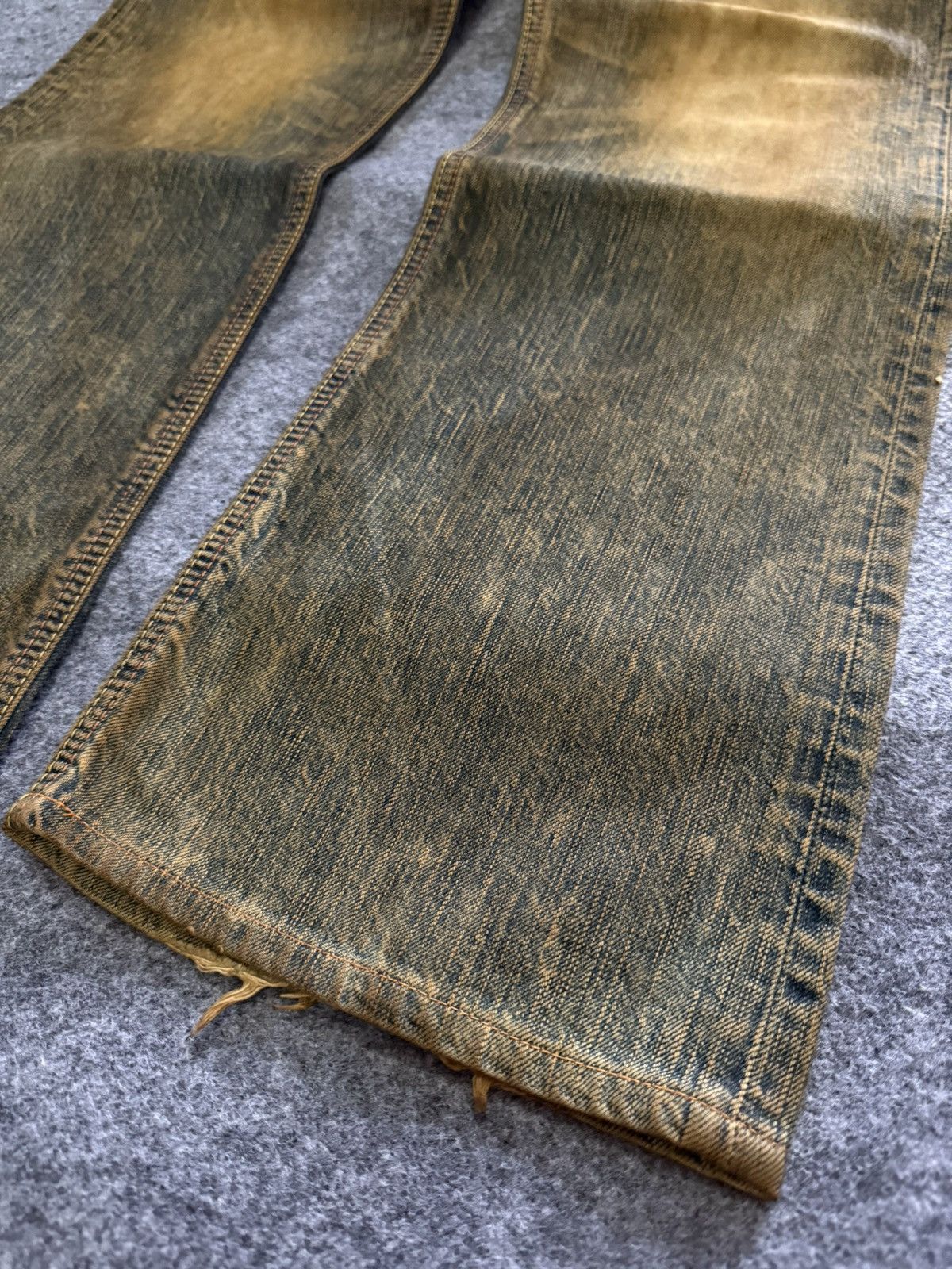 Edwin Edwin 503 Blue Trip Patina Fade Mud Wash Jeans Straight Size US 30 / EU 46 - 10 Thumbnail